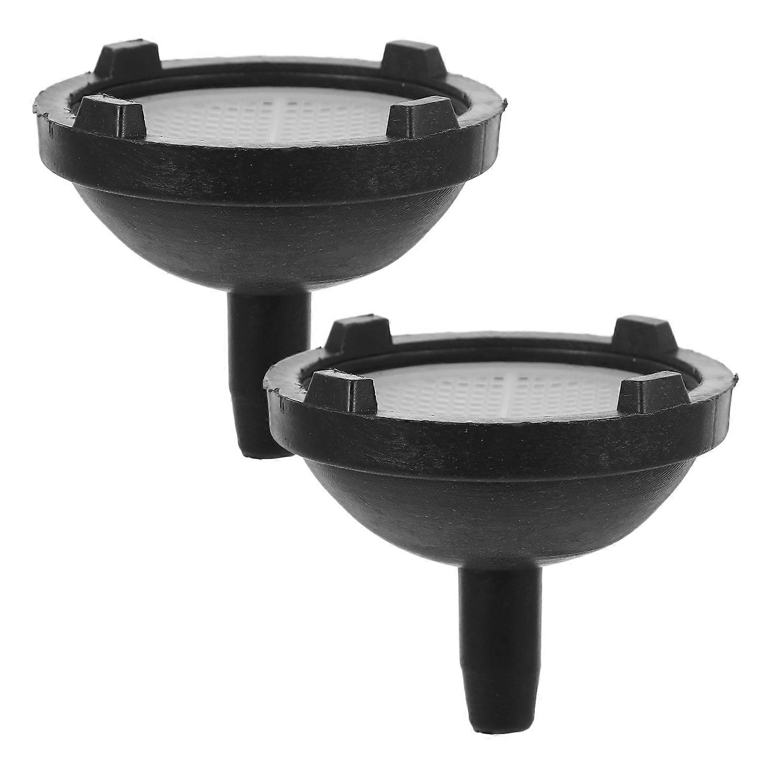 Household Hose Filters Sprayer Filter Strainer with PVC Mesh 2Pcs Black