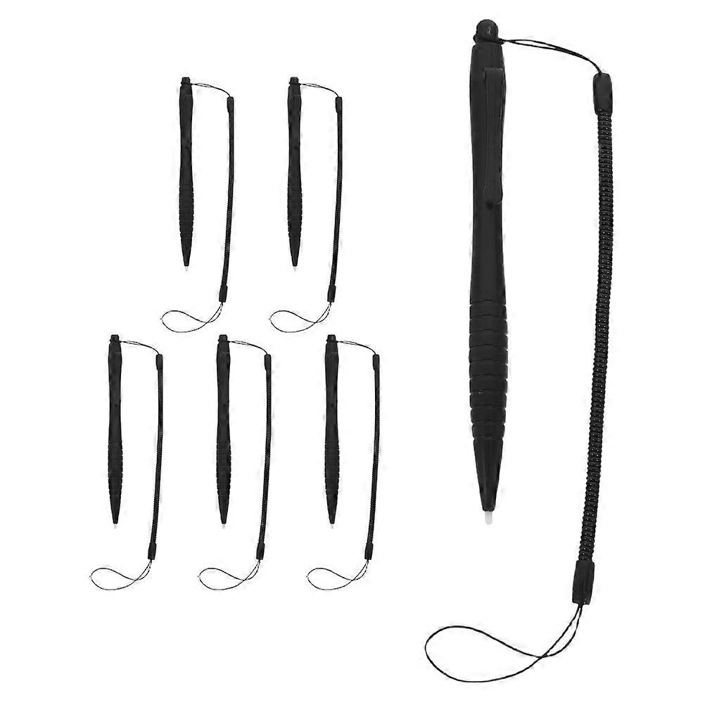 Electrical Resistance Screen Stylus Pen for Screen Touching 6Pcs with Strap