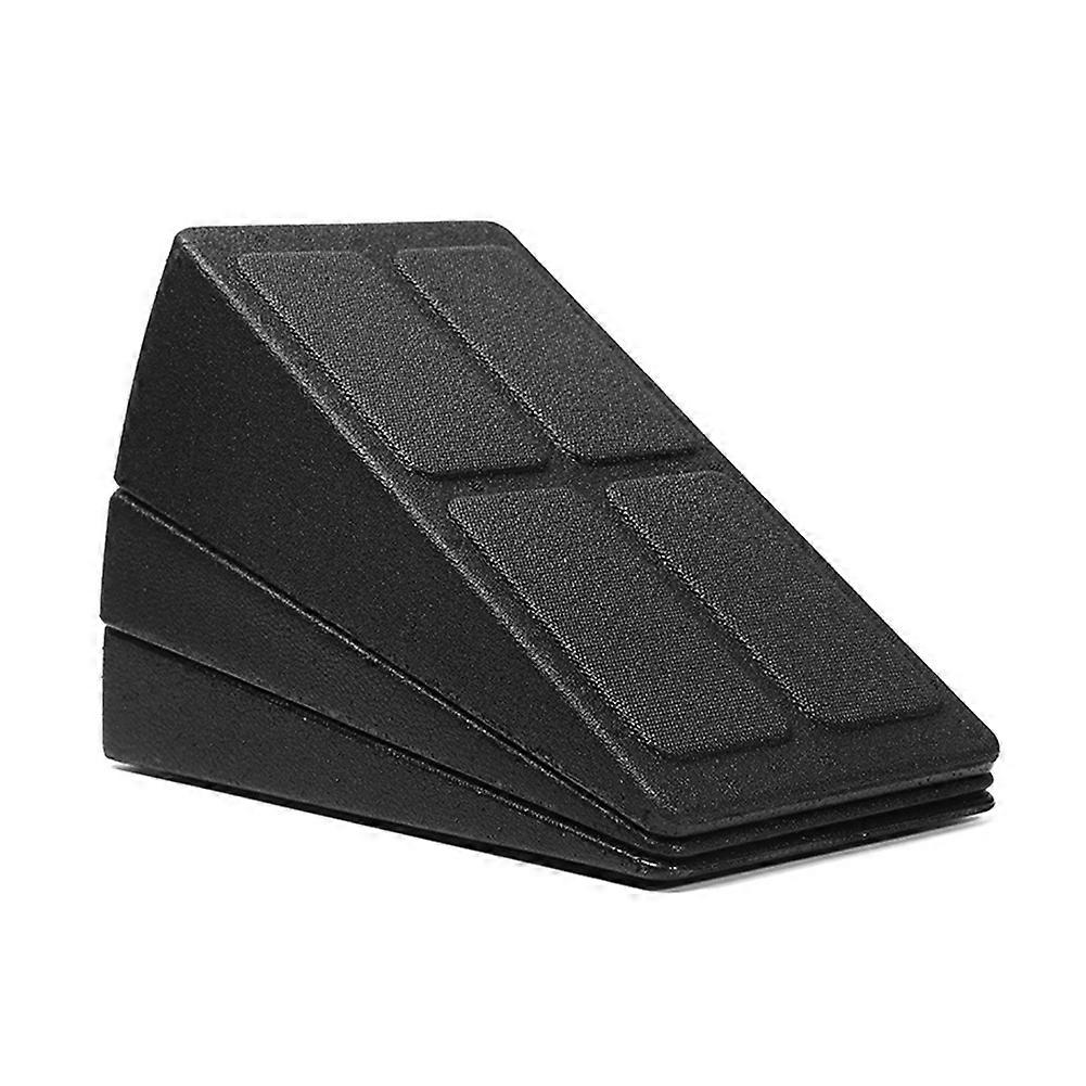 Squat Wedge Block Adjustable Non-Slip Squat Ramp Wedge Calf Stretcher Slant Board Strength for Squat and Deadlift Black