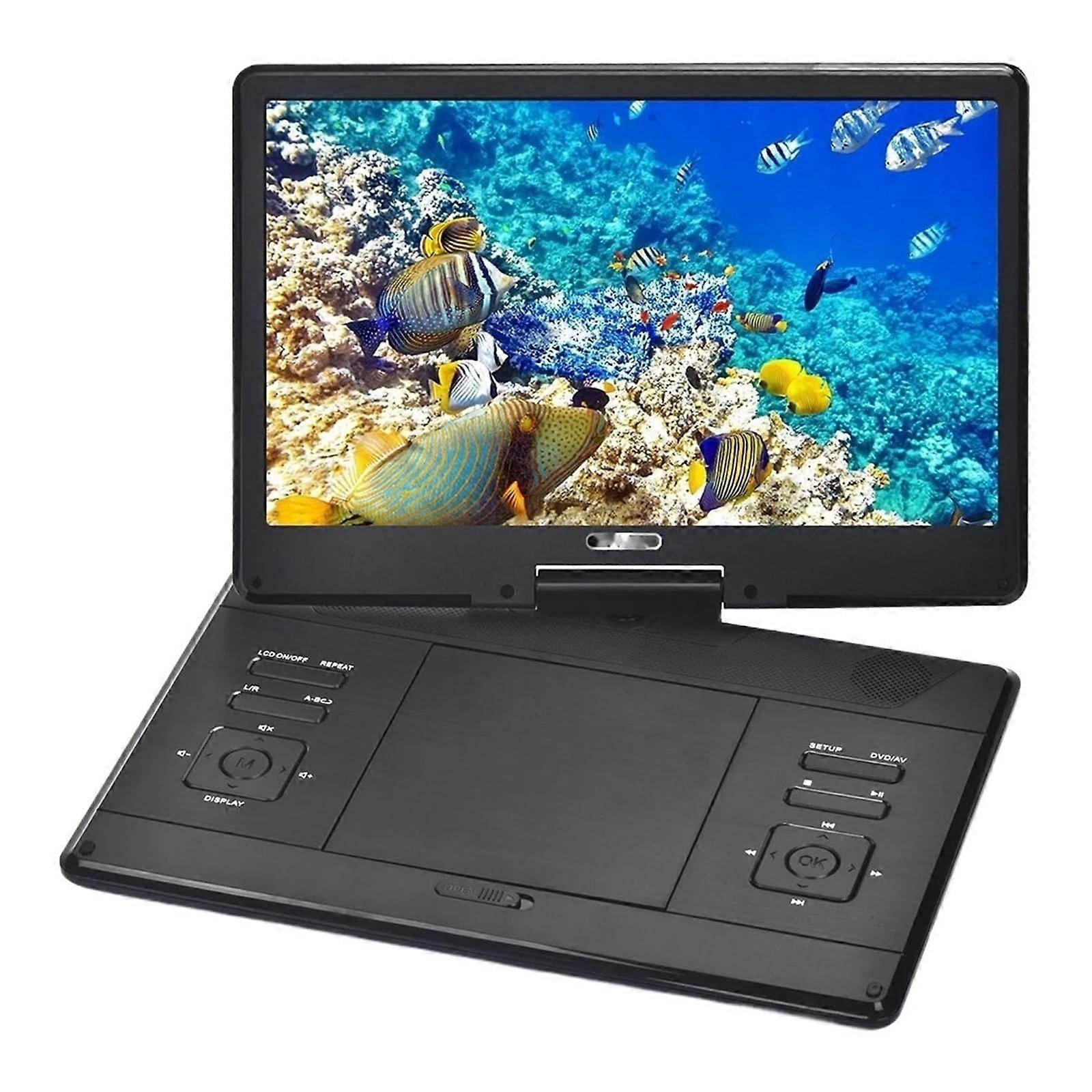 25 Inch Portable DVD Player HD Display For Outdoor And Home Use 3000MA Battery Easy To Use