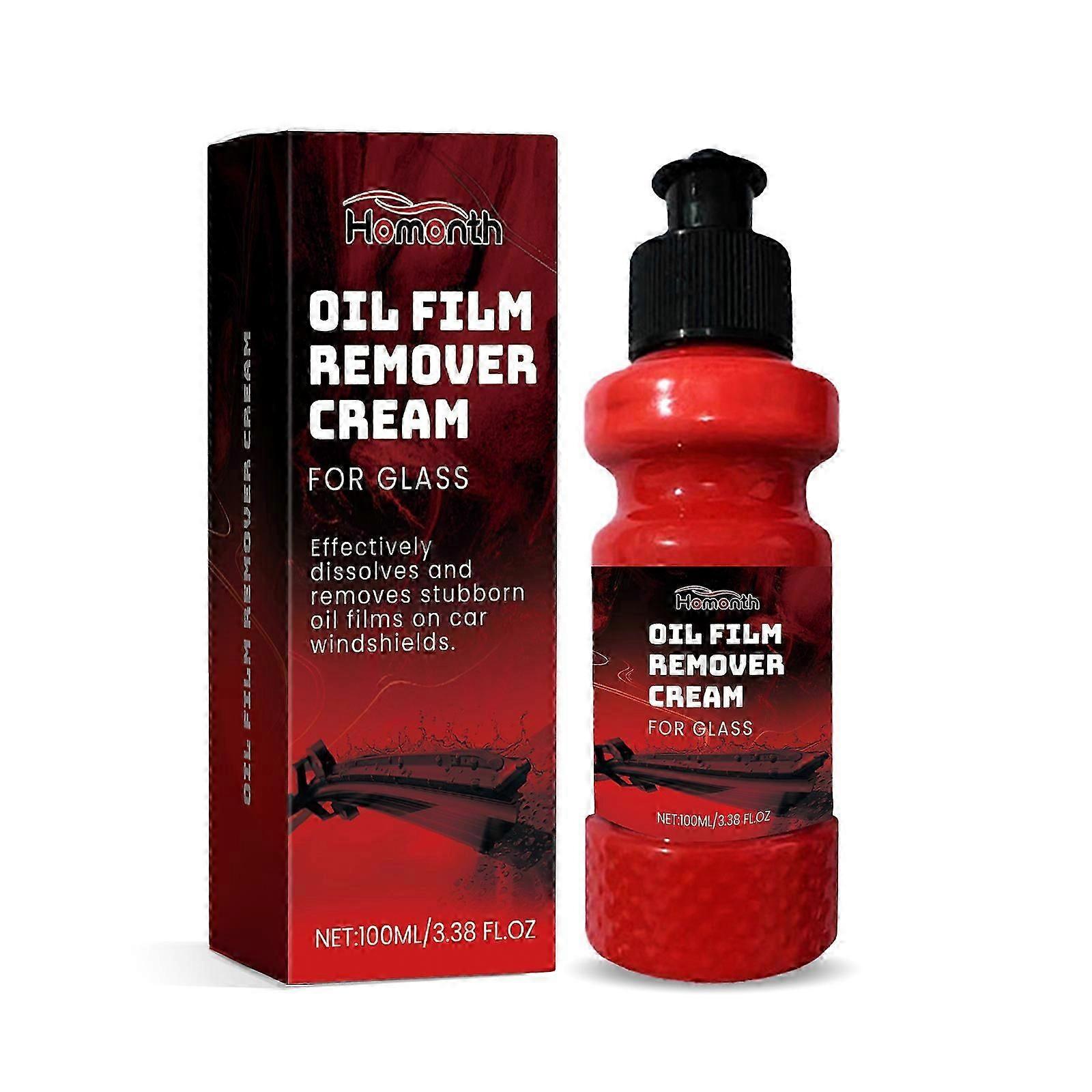 Car Windshield Oil Film Remover Paste - Clear Vision, Easy Application, Long-Lasting Protection