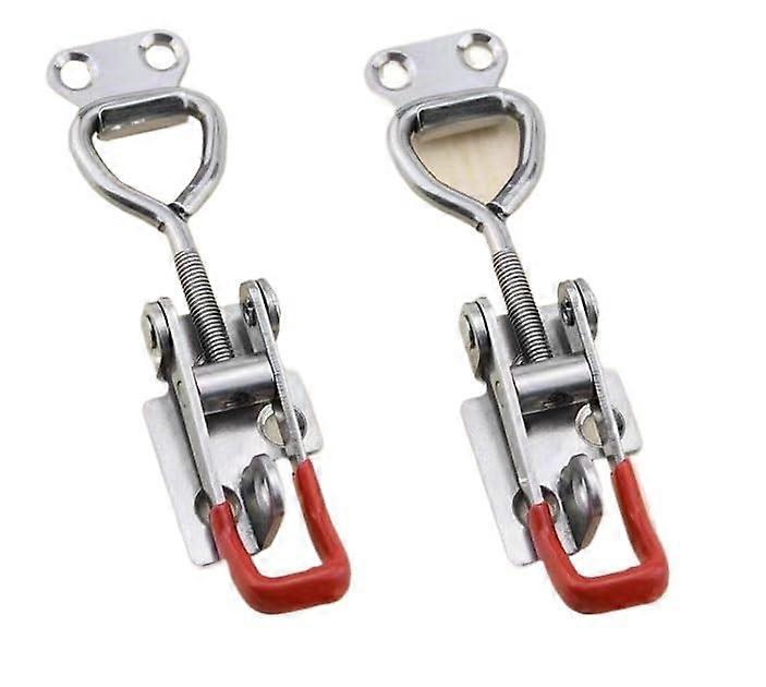 Stainless Steel Spring Toggle Latch Clamp 125mm with Adjustable Tension Buckle for Secure Locking