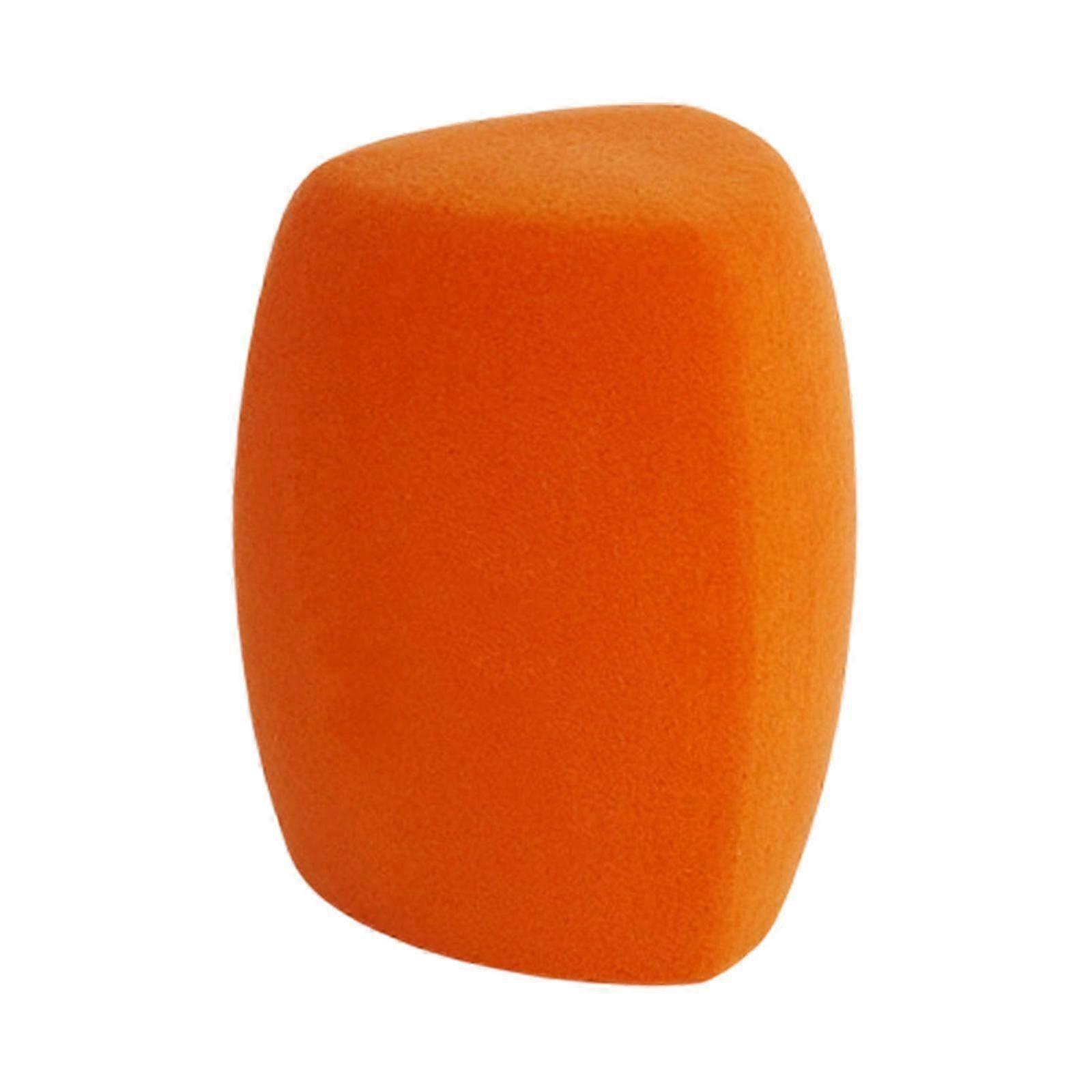 High Density Foam Microphones Cover Triangular Shape Noise Reductions Studio Recording Accessory Yellow