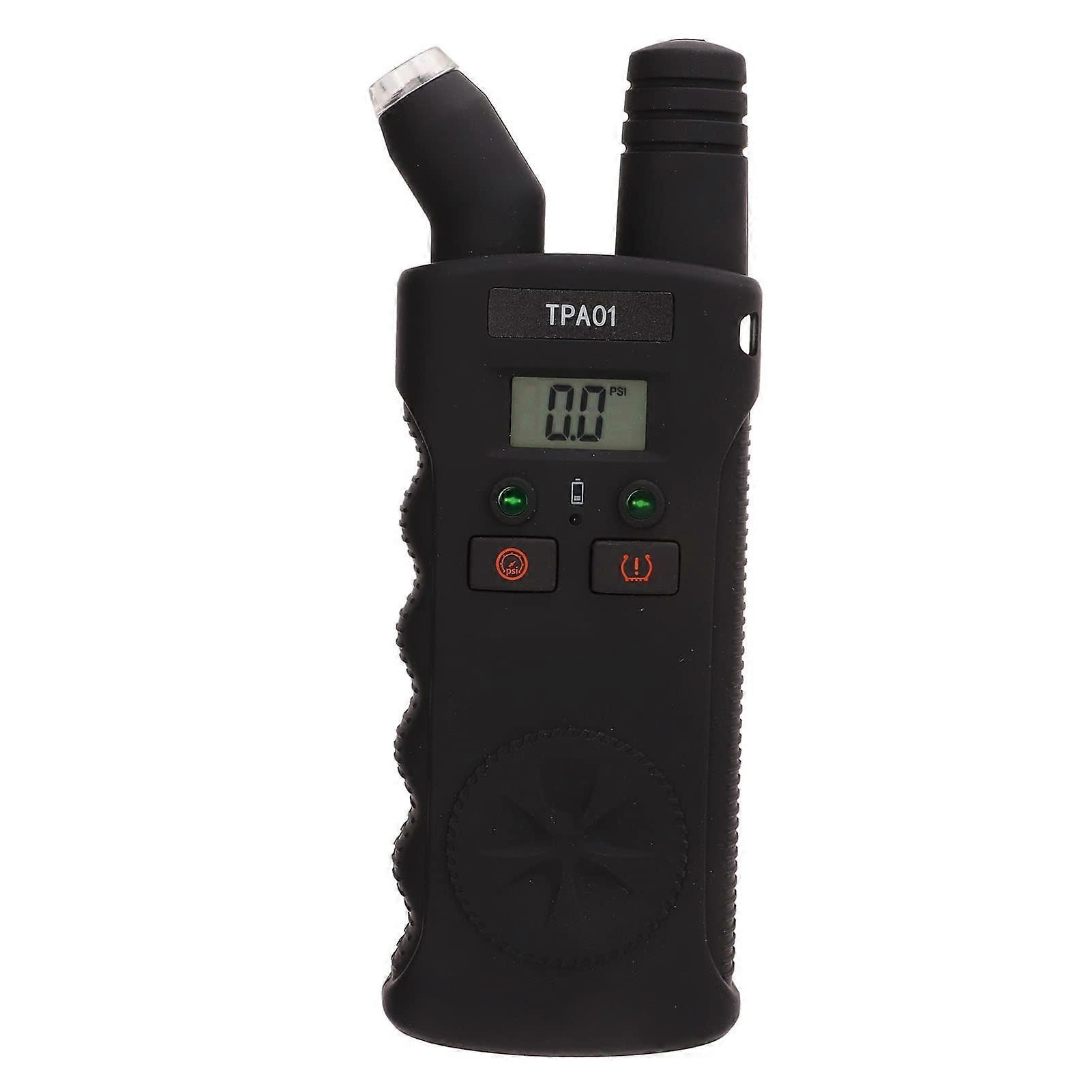 2in1 TPMS Relearn Tool and Digital Tyre Pressure Gauge 433MHz for Cars and Motorcycles