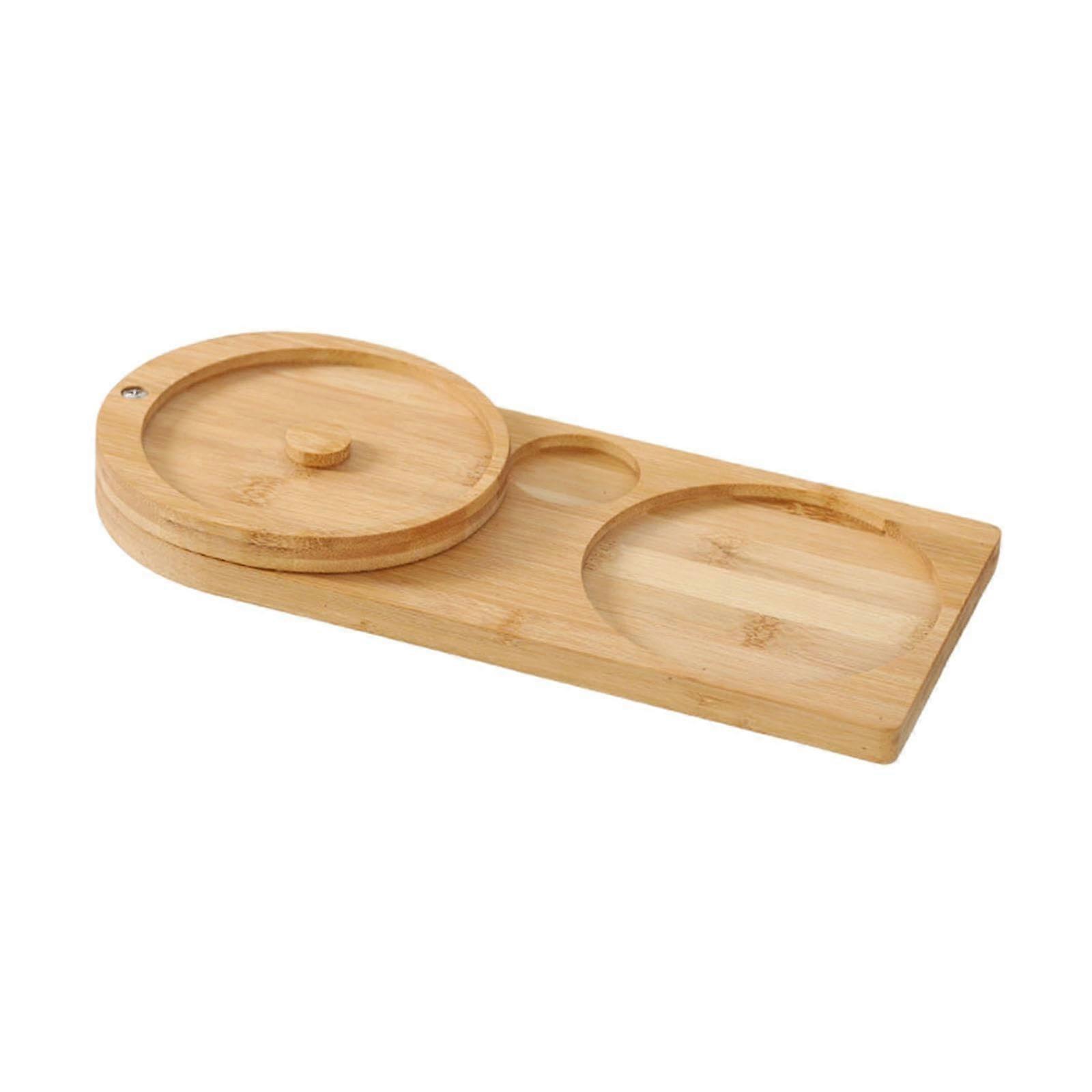 Double Layer Serving Tray for Parties and Bar Drinks, Decorative Beverage Holder for Home Hotel