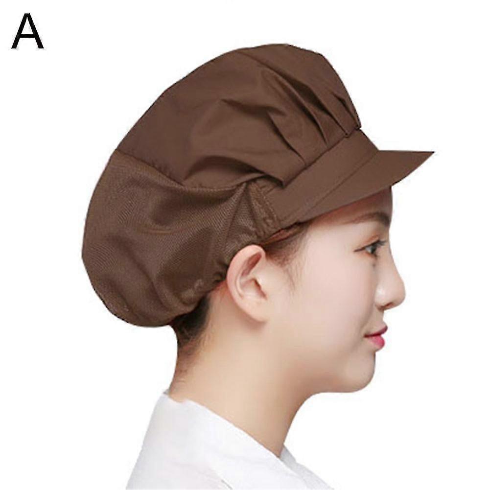 Unisex Dustproof Breathable Elastic Kitchen Chef Hat Cleaner Factory Work Cap