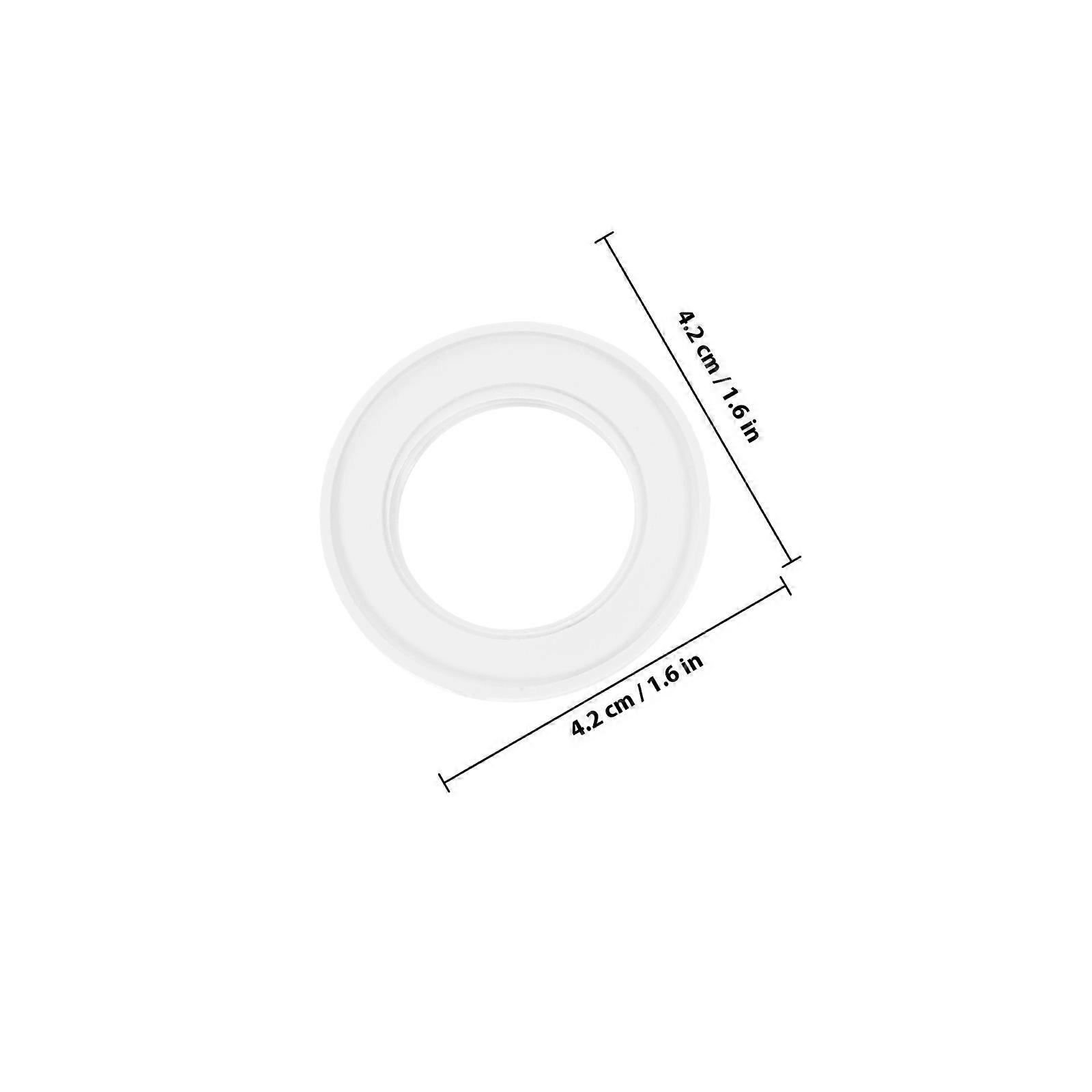 Lamp Shade Ring Collar Lampshade Reducer Ring for Light 10Pcs Beige