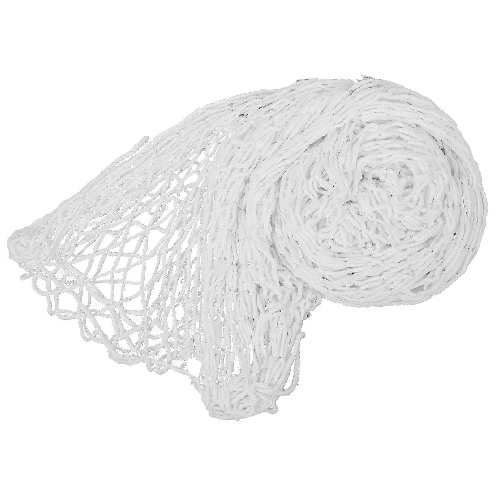 Protection Net Kids Garden Playground Playground Nylon White for Heavy Duty Support 1Set