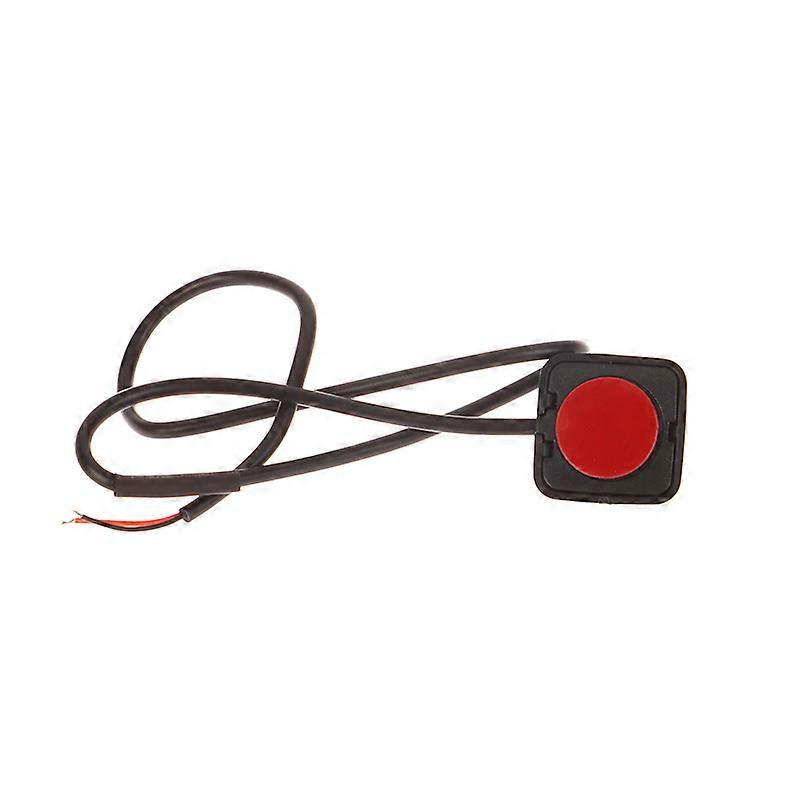 1Pc Momentary Push Button On Off Switch Black Plastic 12V 24V Car Alarm Button DIY Flashlight Surface Mount Mini Button Switch