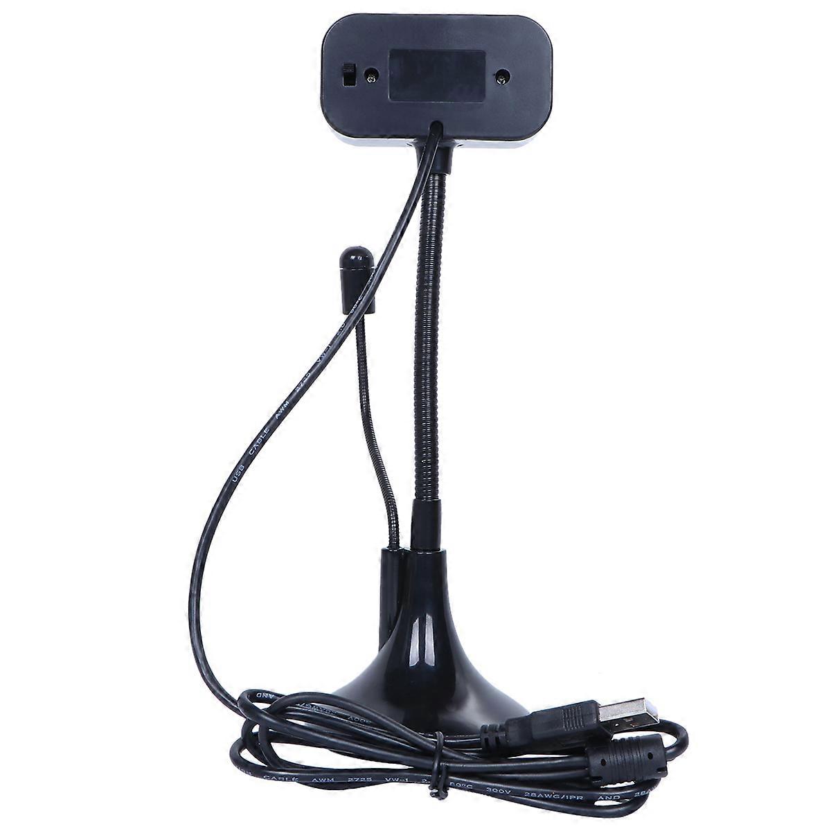 Computer Webcam Desktop Laptop Camera with Microphone Black for Computer Use