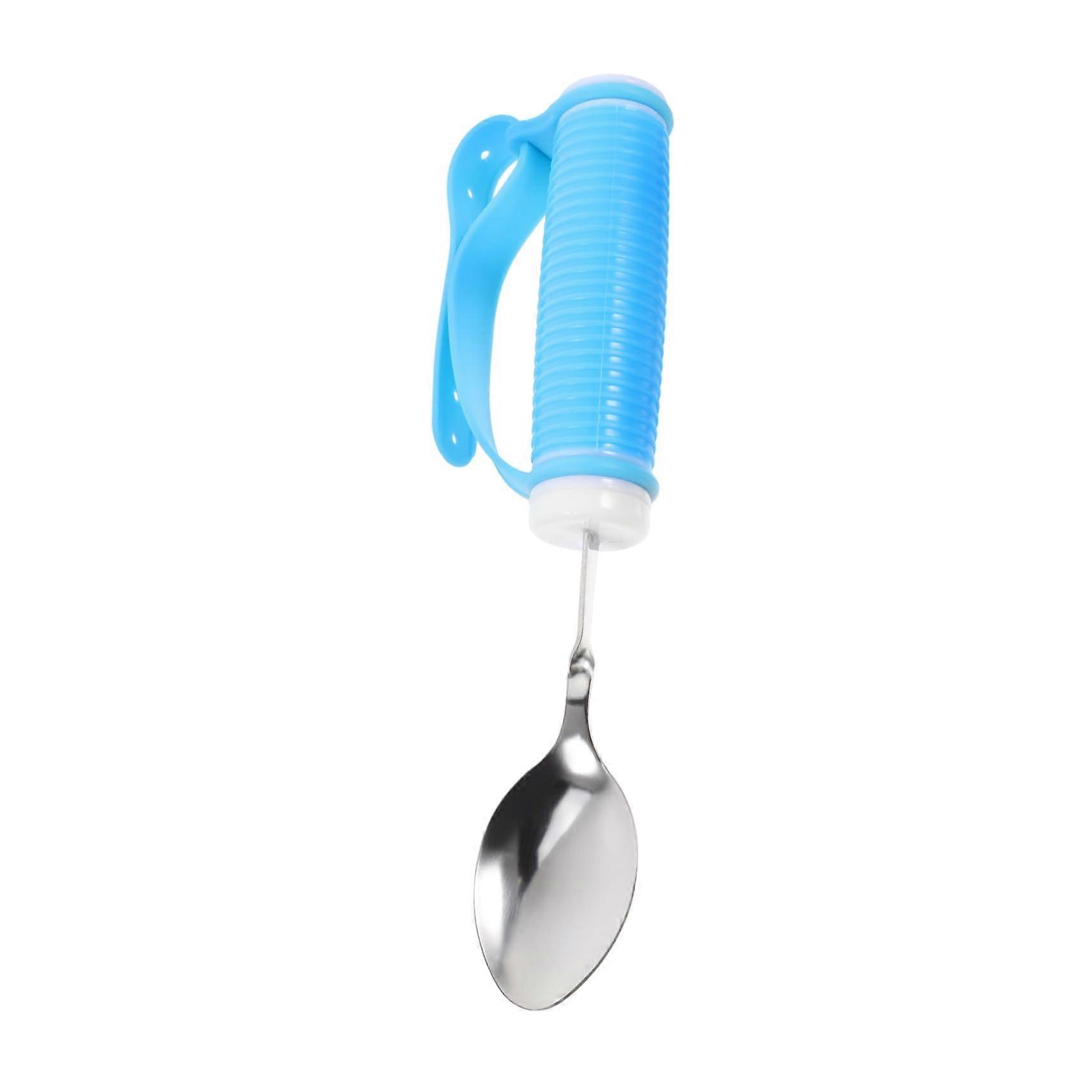 Adaptive AntiShake Spoon for Elderly with Weighted Grip and Bendable Handle, 1 Piece