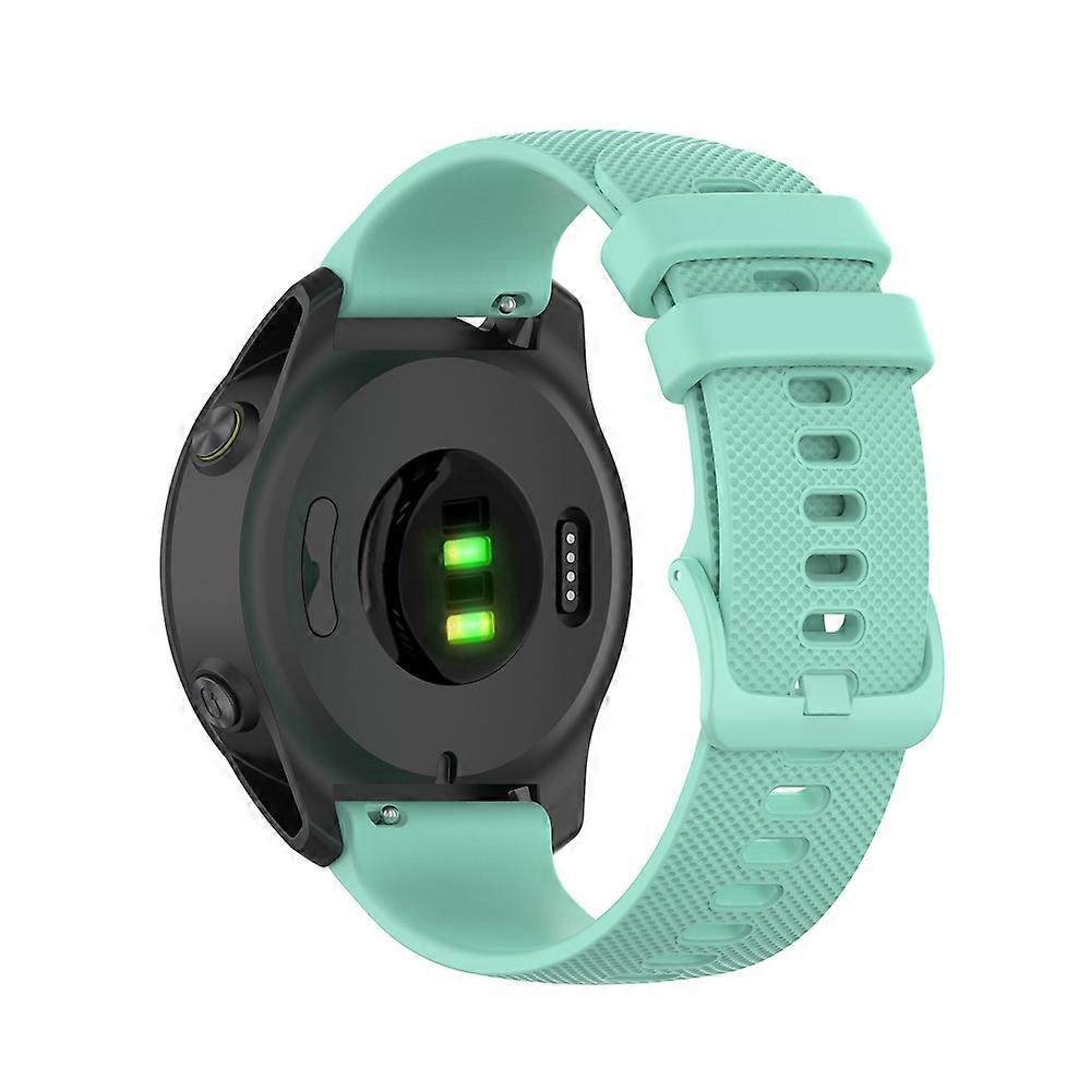 Grid Texture Silicone Replace Watch Band 22mm for Garmin Forerunner 745
