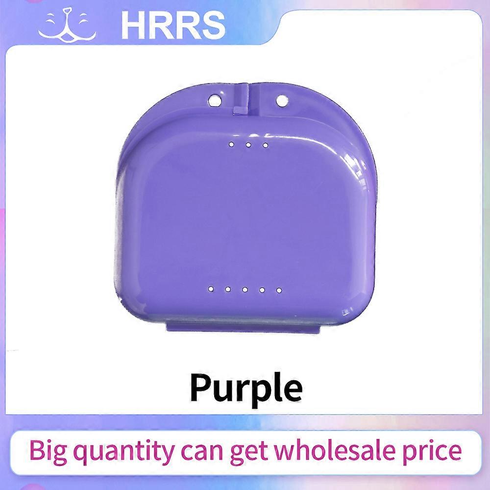 1Box  Plastic  Dental  Brace Retainer Storage Box Case