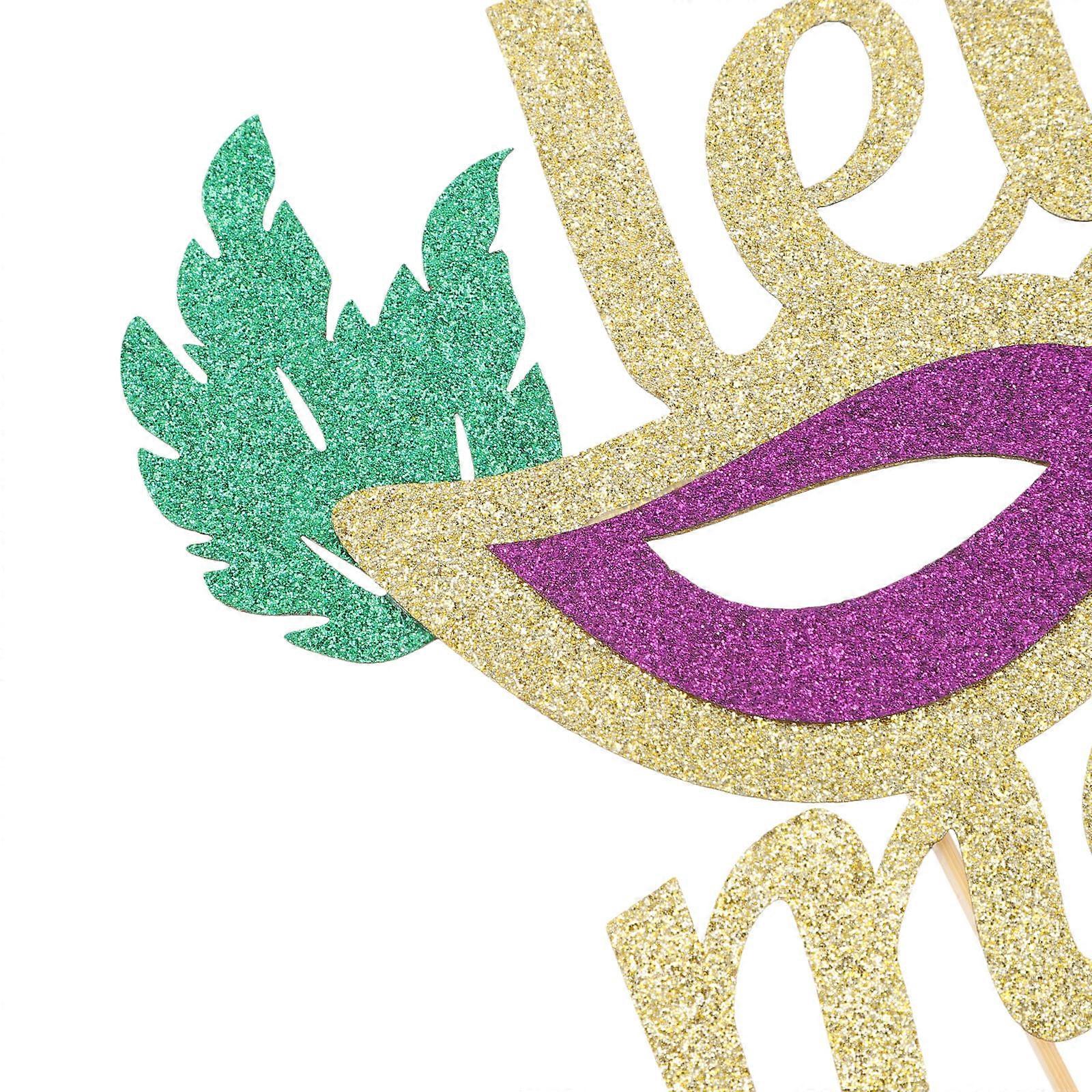 Carnival Cake Decoration Decorative Cake Picks for Party 10Pcs