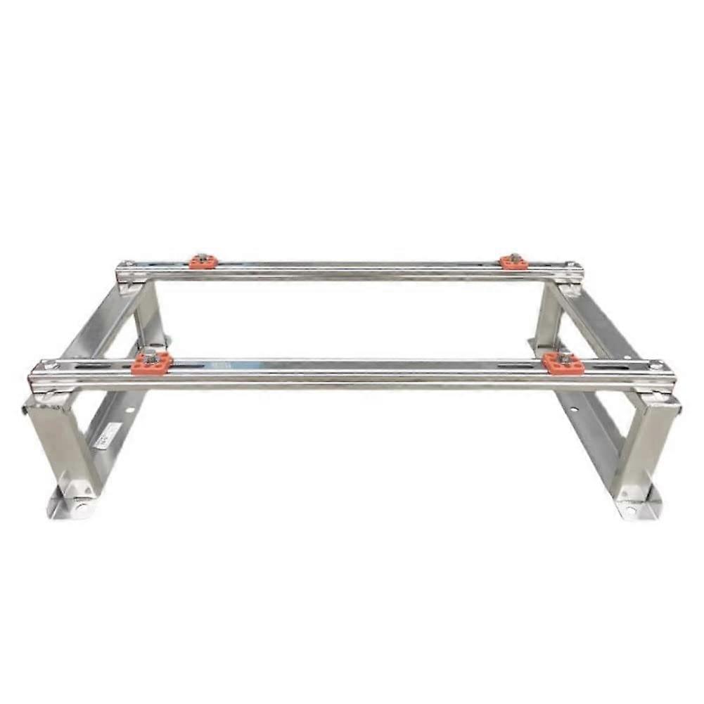 Heavy Duty Stainless Steel AC Condenser Bracket with Noise Reduction Pads, Adjustable for Mini Split