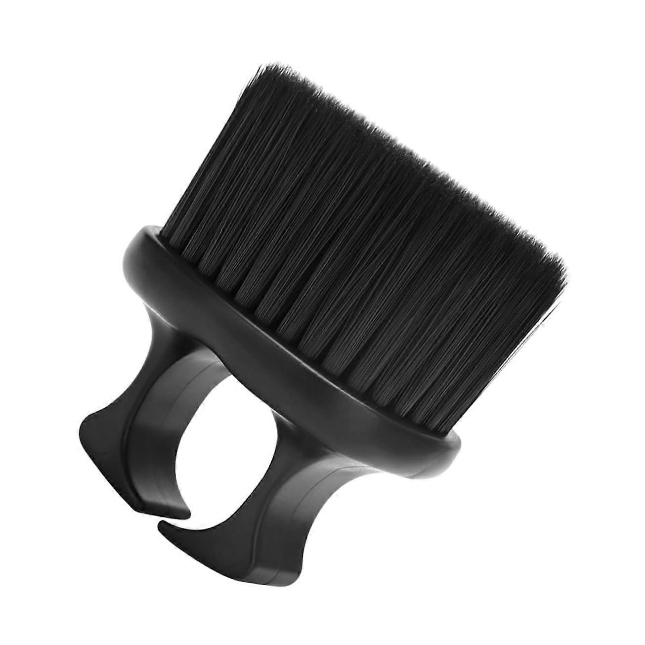 Beard Brush for Men with Soft Bristles and Ergonomic Ring Grip, Compact Mustache Grooming Tool