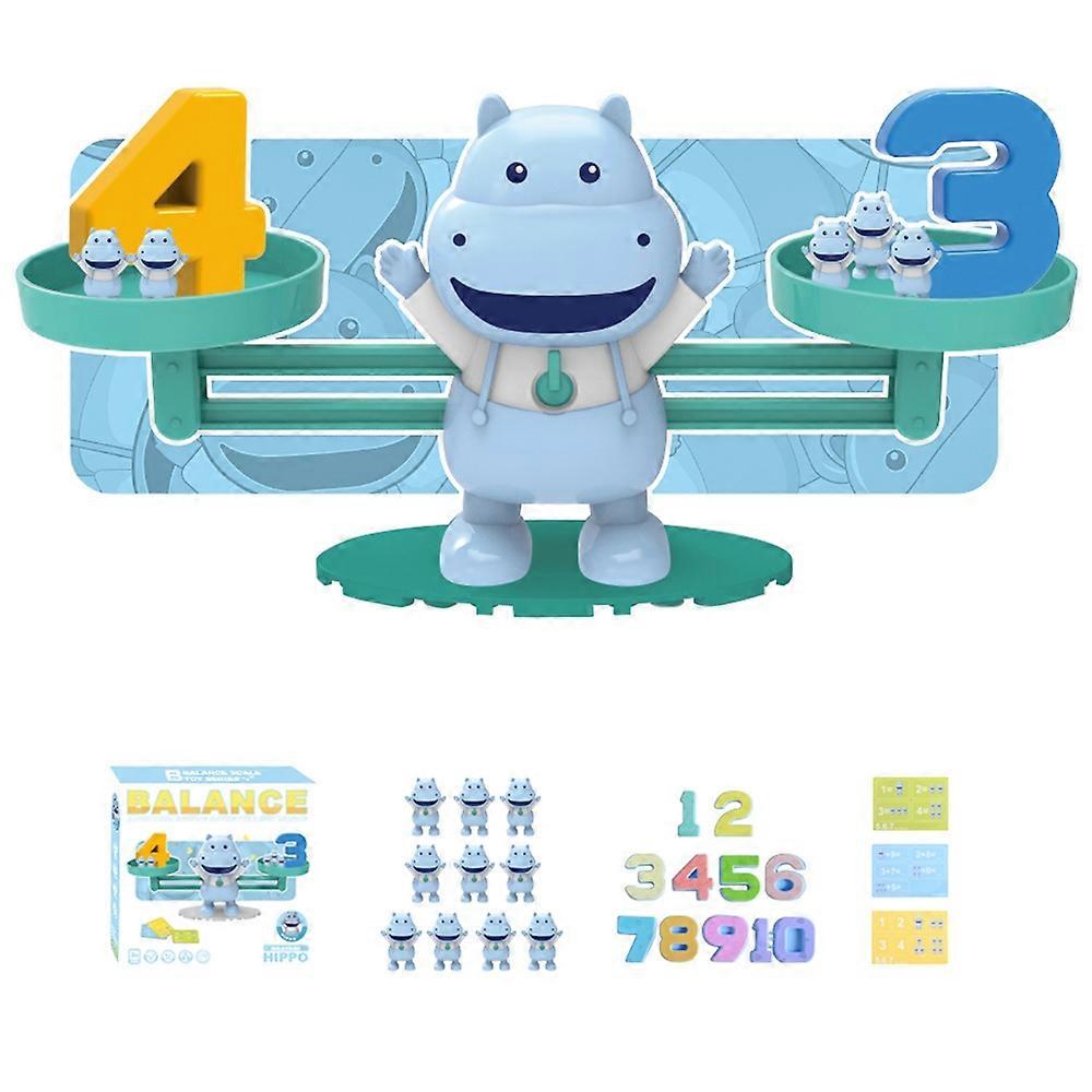 Children Balance Scale Table Game Number Math Educational Toy for Early Learning