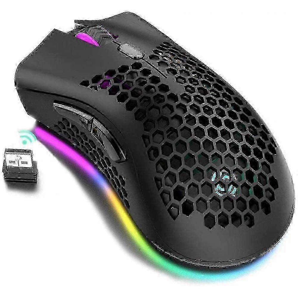 Honeycomb Design Rechargeable Wireless Gaming Mouse