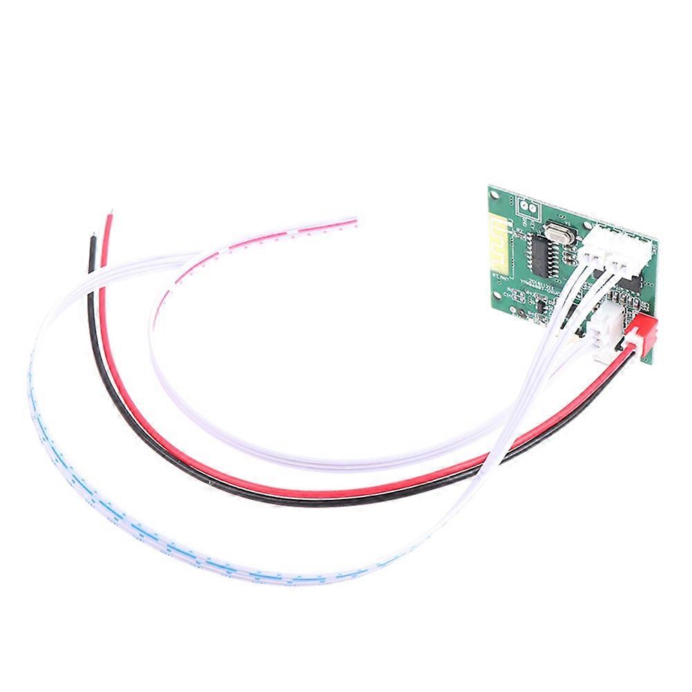 Bluetooth 5.0 Stereo Mini Digital Amplifier Board Dual Channel Class D DC5V AMP 1pc with 4pcs Cable
