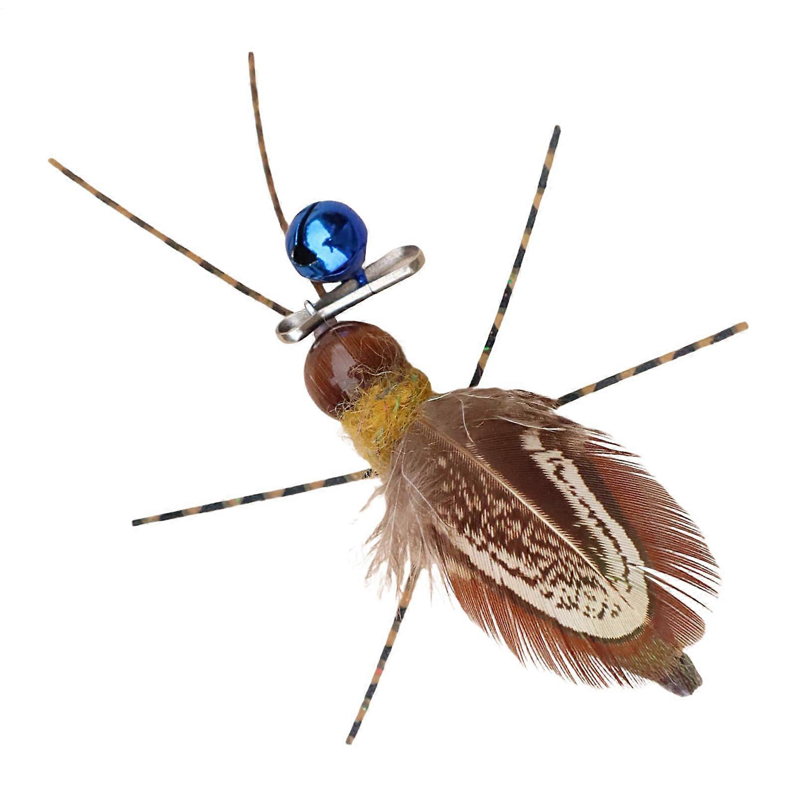 Interactive Firefly Cat Teaser Wand Toy for Kitten Chew Training and StressRelief Playtime