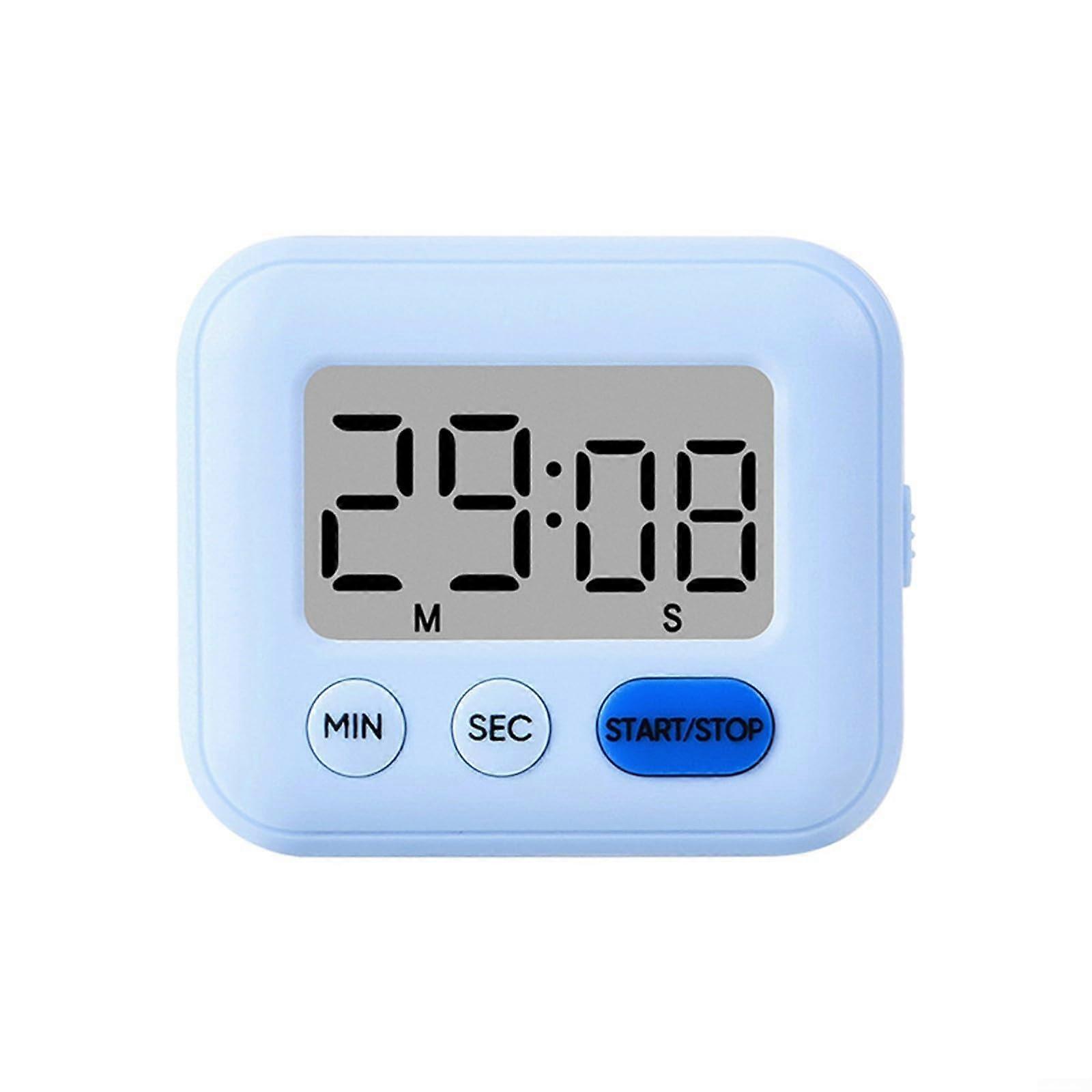Kitchen Timer with Large LCD Display, Magnetic Back, Loud Alarm for Cooking and Baking, Blue