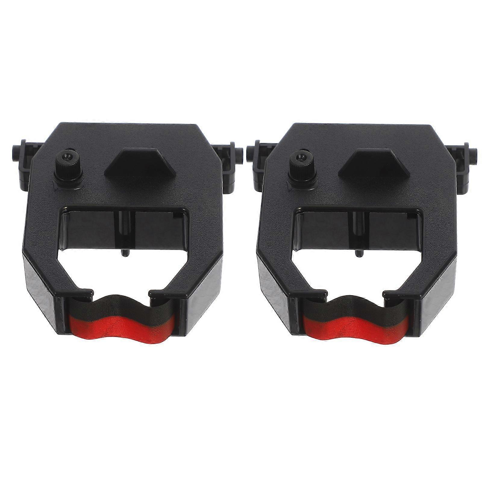 2pcs Time Clock Ribbon Replacement: Printer Ribbon For Attendance Machines - Printer Parts Replacement For Easy Installation