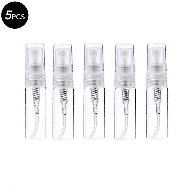 5/10/20/30/50Pcs Mini Spray Bottle Empty Perfume Atomiser Clear Perfume Bottle 3ML 5ML 10ML Refillable Portable Sample Tool