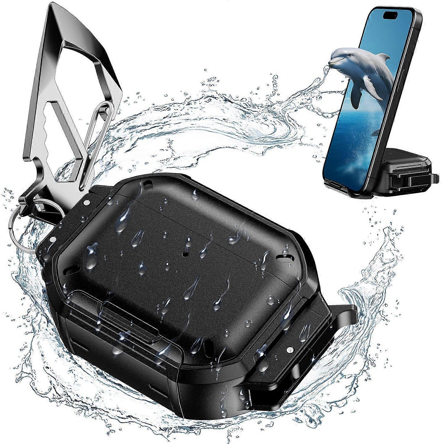 Fully Enclosed Shockproof Waterproof Headphone Case