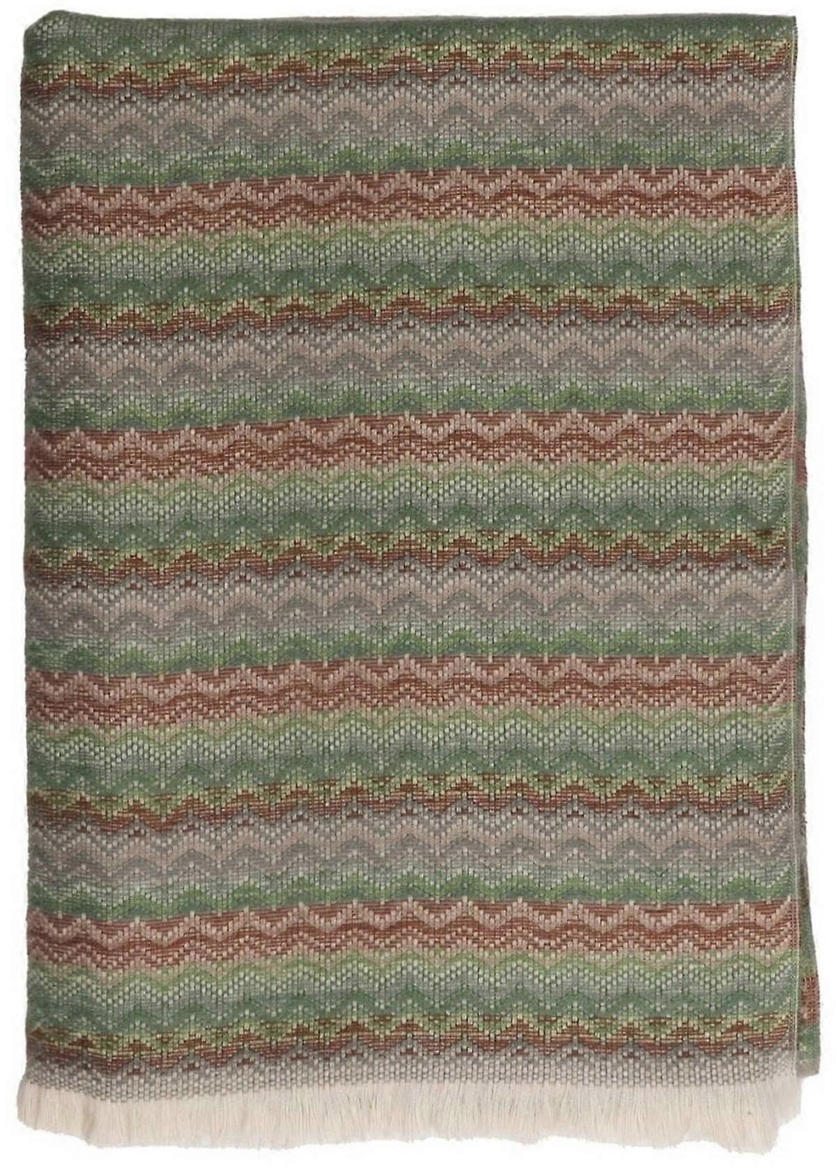 Zelly Zigzags Scarf - Green