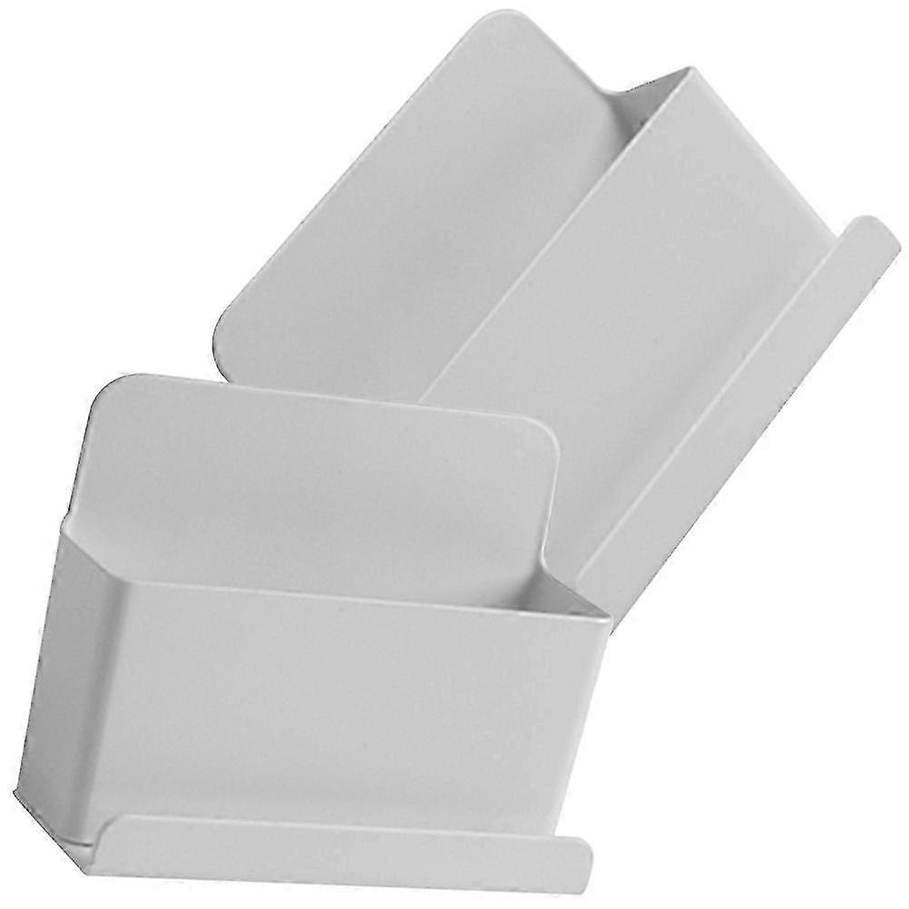 6Pcs Wall Mounted Storage Box and Adhesive Box for Remote Control Holder