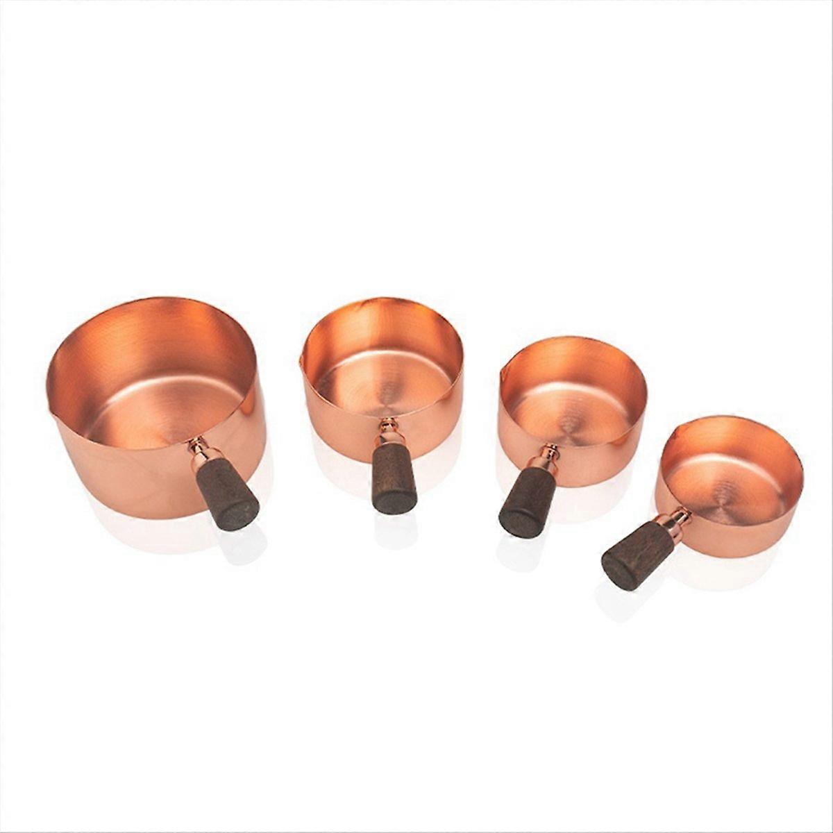 Measuring Cups &Measuring Spoon Wooden Handle Kitchen Measuring Tool