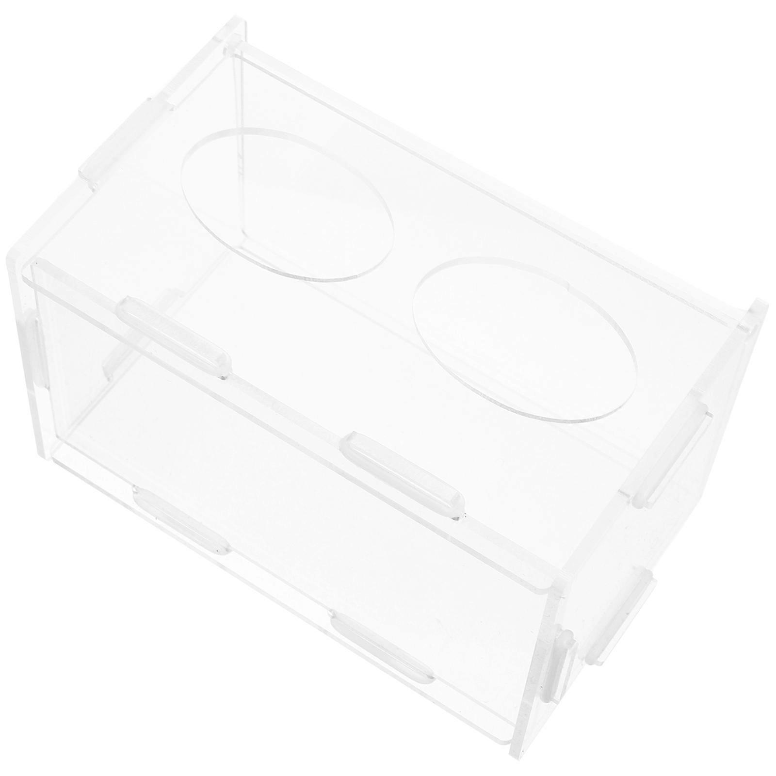 Acrylic Automatic Rutin Chicken Feeder Feeding Box for Chicken