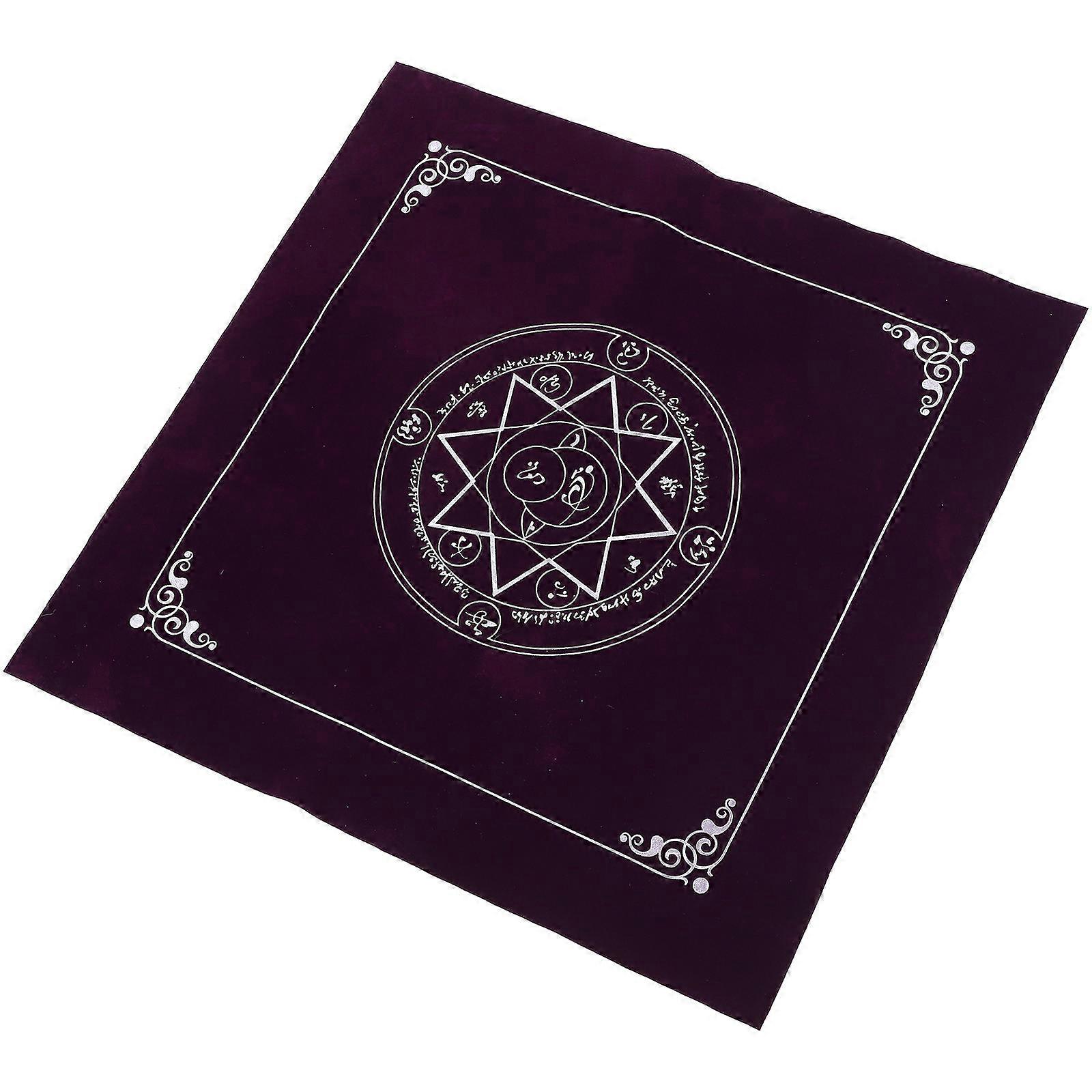 Creative Purple Tablecloth for Tarot Game 5Pcs Divination Cloth