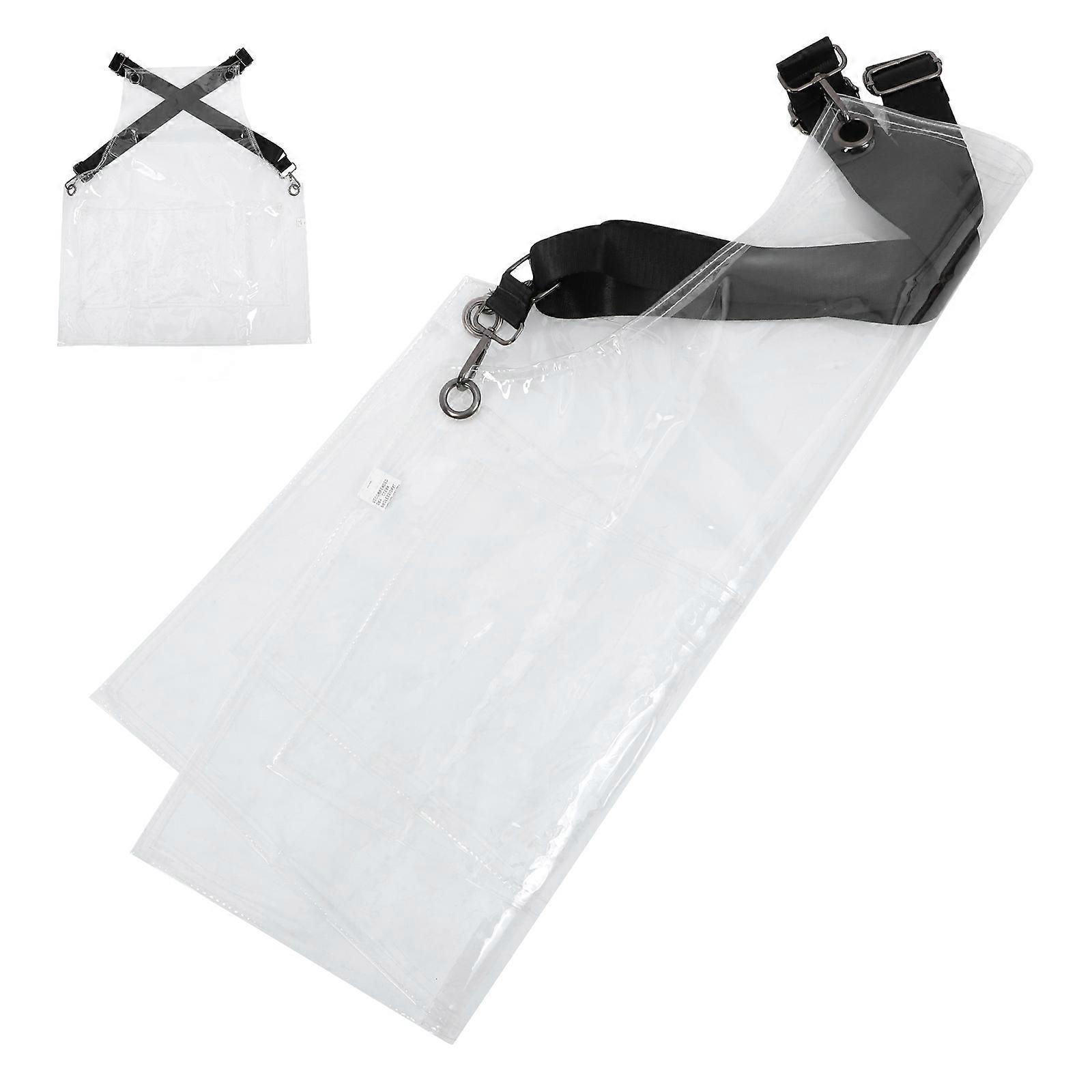 Waterproof Apron Transparent Work Apron Ensuring Protection for Kitchen