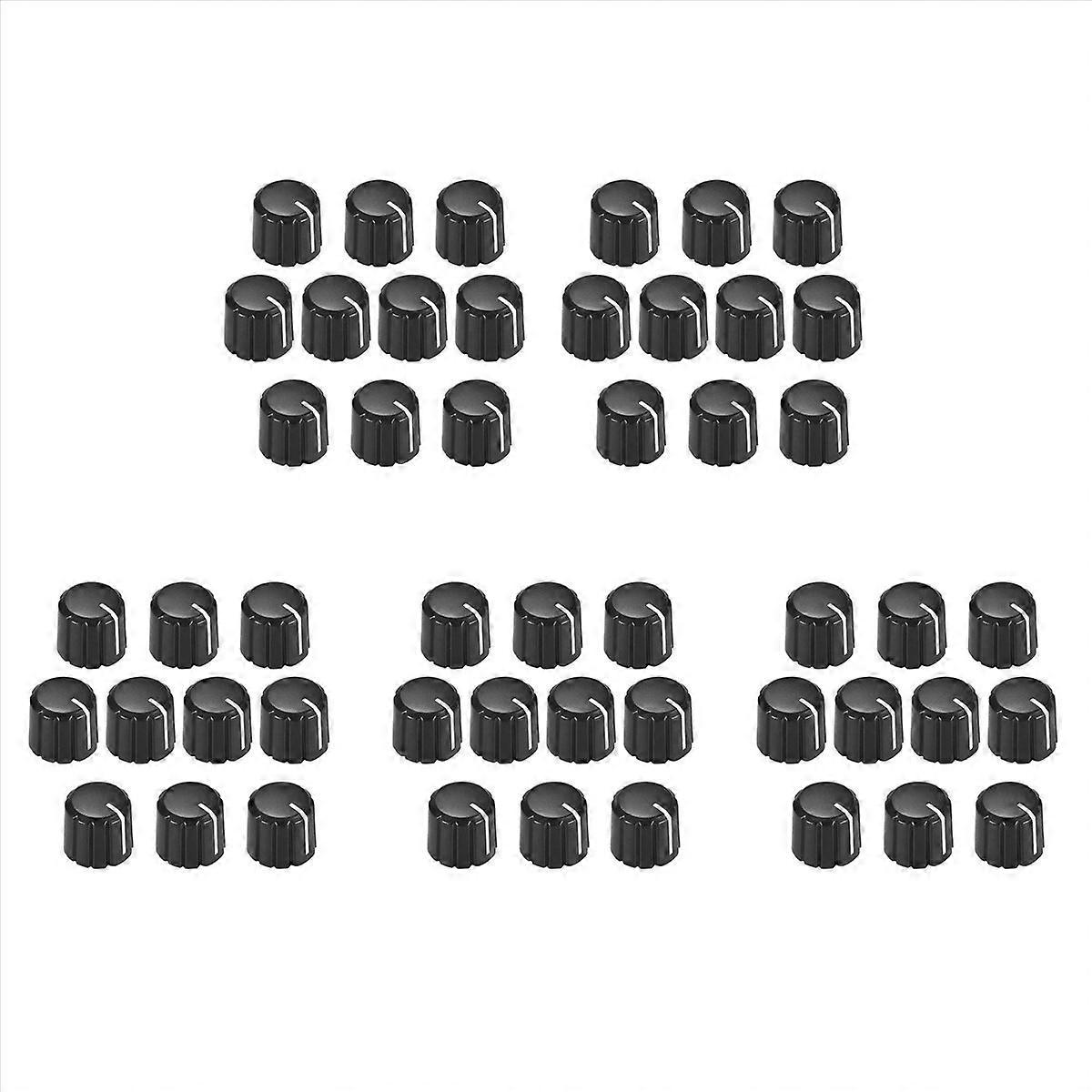 10Pcs Potentiometer Control Knobs for Electric Guitar D Type 6mm