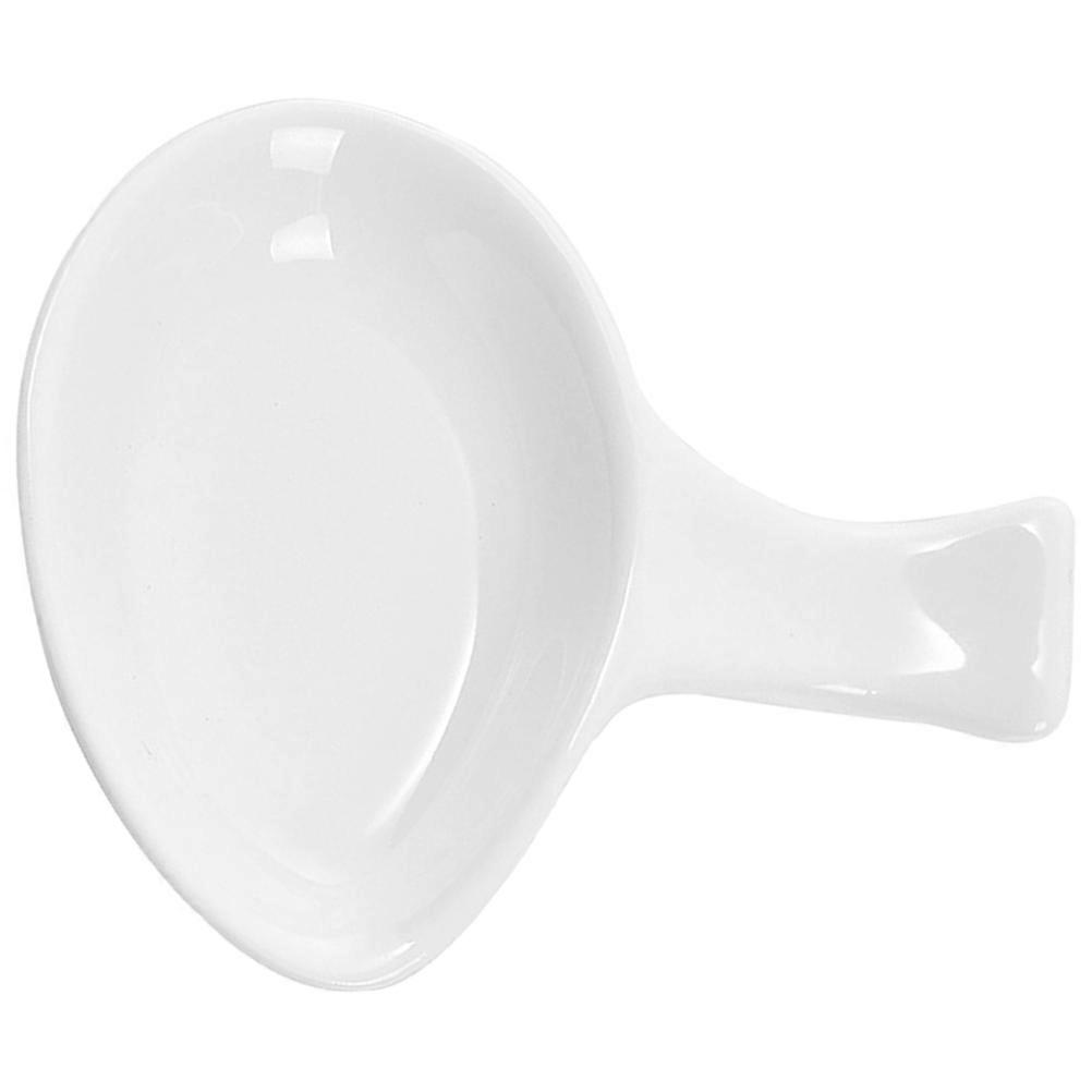 Spoon Holder Ceramic Multi-Use Spoon Rest for Storing White