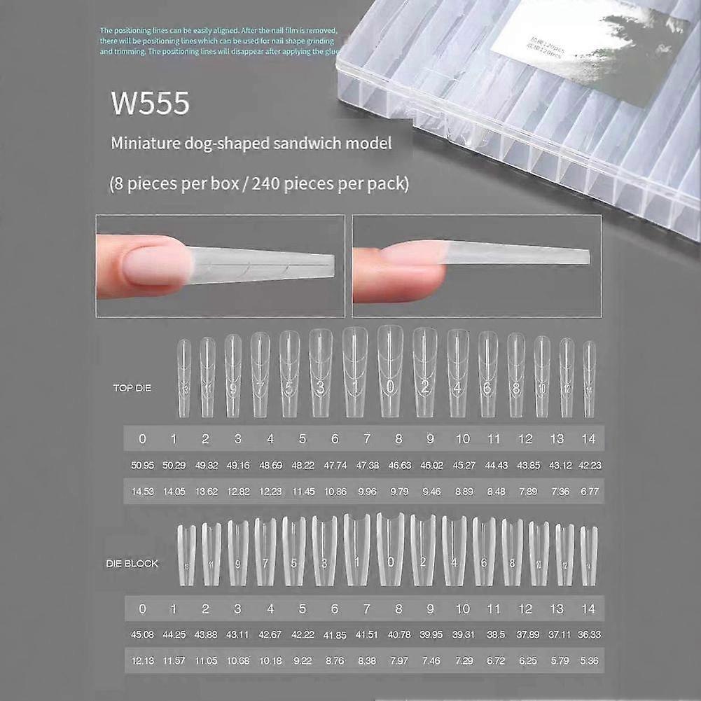 Extend The Crystal Nail Mold Without Paper