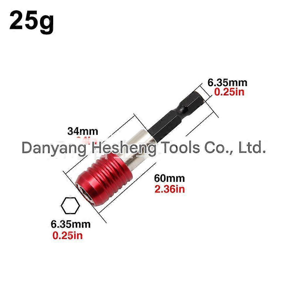 Screwdriver Bit Extension Tool, Red Extended Quick-Release, 300mm Hex Socket Handle