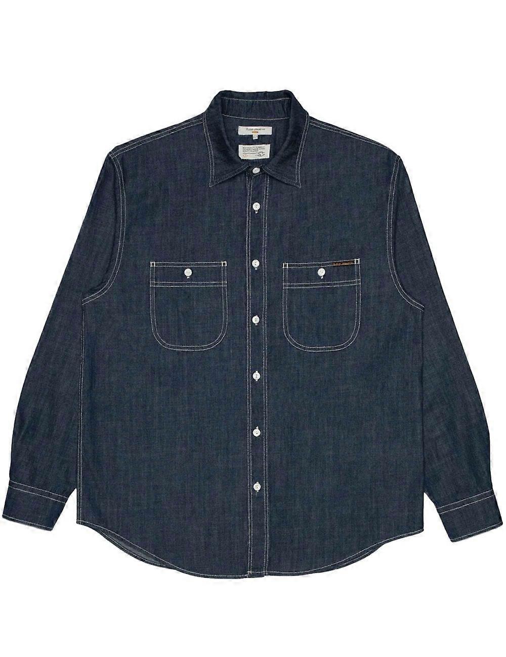 Men's Nudie Jeans Julian Denim Shirt - Blue