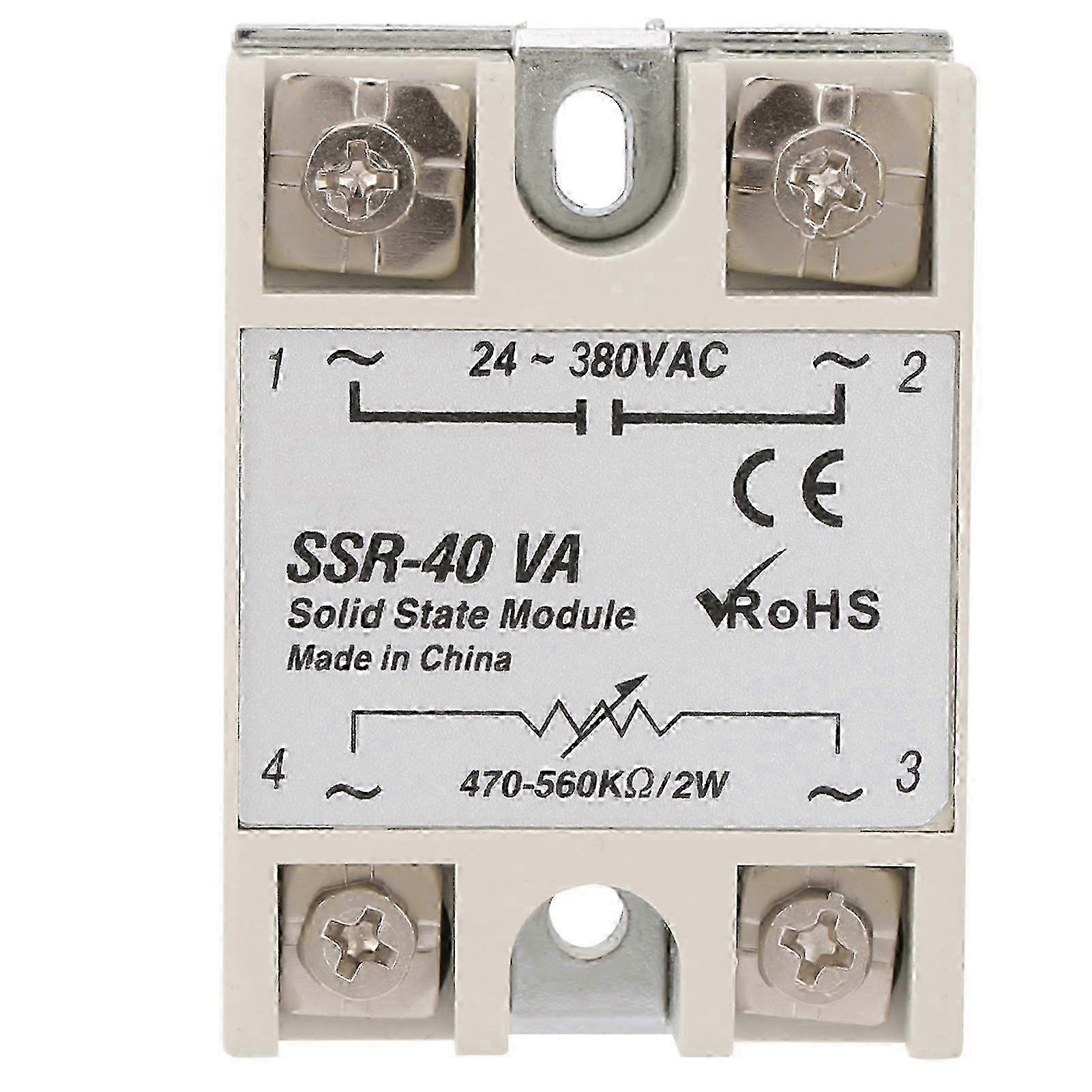 Industrial Automation Relay SSR-40VA 40VA Single Phase Solid State