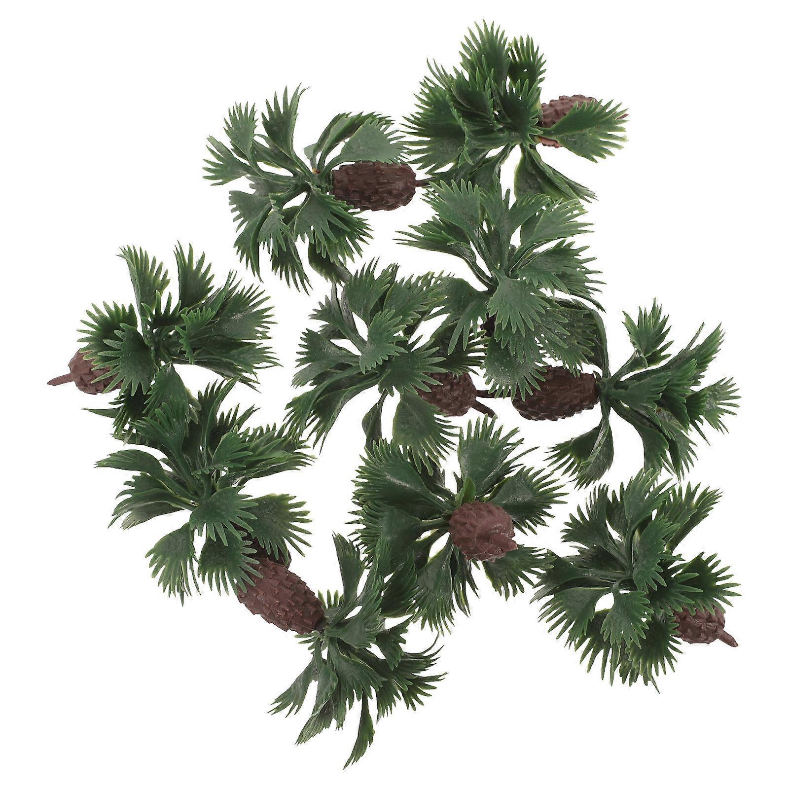 Miniature Model Tree Small Tree for Decoration 50Pcs Plastic Sand Table Trees
