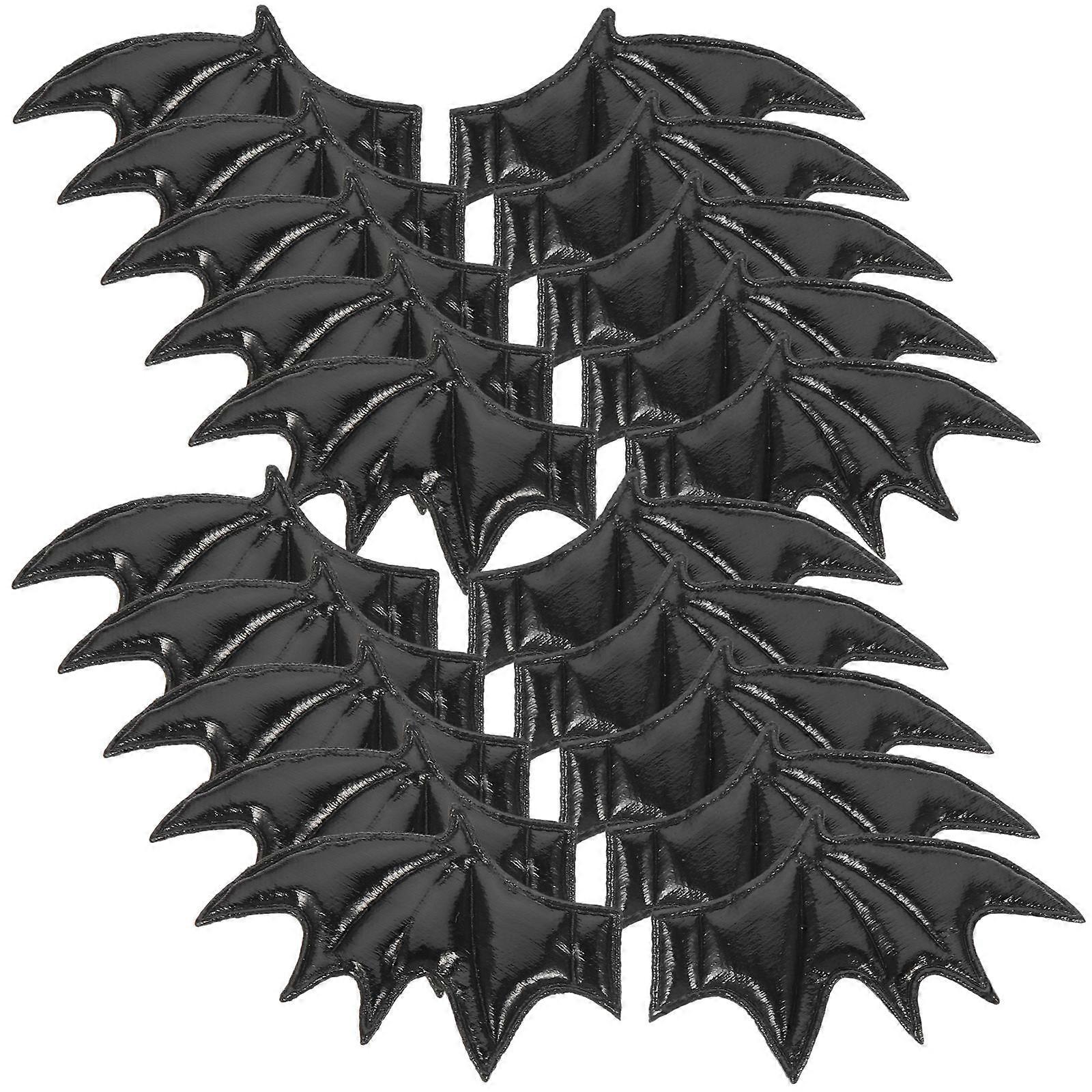Evil Wings Multi-Function Clothing Decor for Hat 50Pcs Black Set