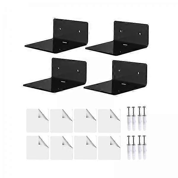 3x Mounted Storage Shelves for Home Decor