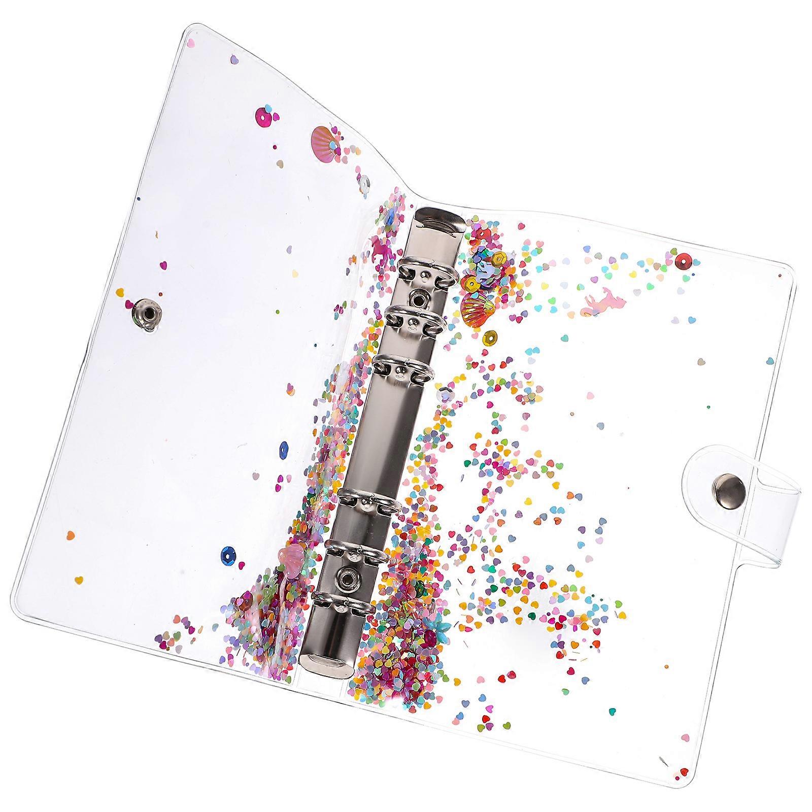 Glitter Binder Notebook Shell Scrapbook Shell Loose-leaf Notebook Shell Office Accessory