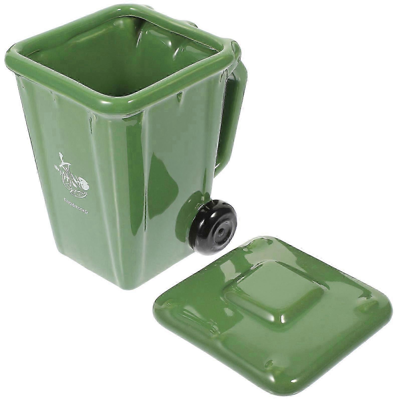 Innovative Trash Bin Ceramic Cup for Drinking Multifunctional Coffee Mug