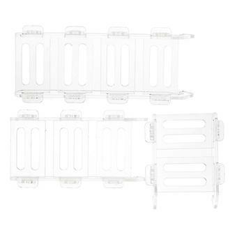 Acrylic Clear Hamster Climbing Ladder Pet Toy Slide 3Pcs Replacement Set