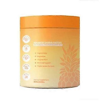 PineappleFlora Gummies 60 Counts Nutrition Gels & Chews Feel Confidnet & Fresh Every Day - Yellow -Kewae Direct