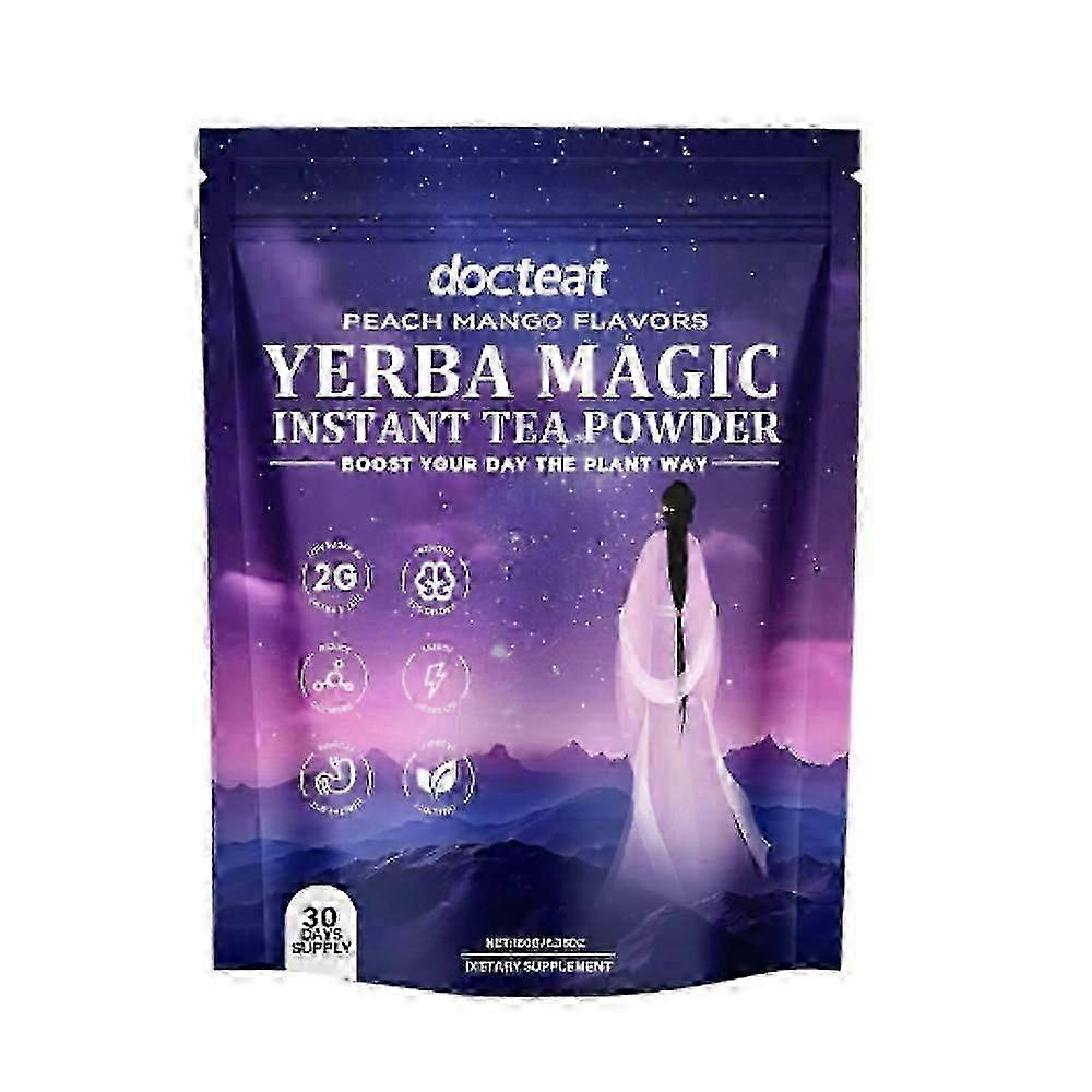 Yerba Mate Instant Tea Pulver, 3-i-1 Super Drink