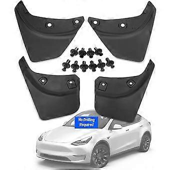 Klutchtech Tesla Model Y Mud Flaps Splash Guard Fender Mudguard Compatible with Tesla Model Y 2020- Accessories (Set of 4)