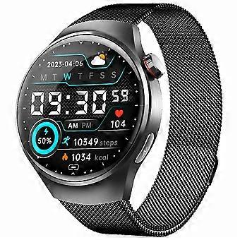 Sport Smart Watch Hartslagmeter Fitness Tracker met Milanese band